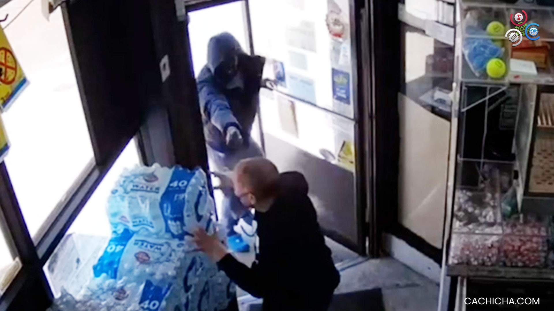 Momento En Que Asesinan Hombre En Un Mini Market En El Condado De Newark