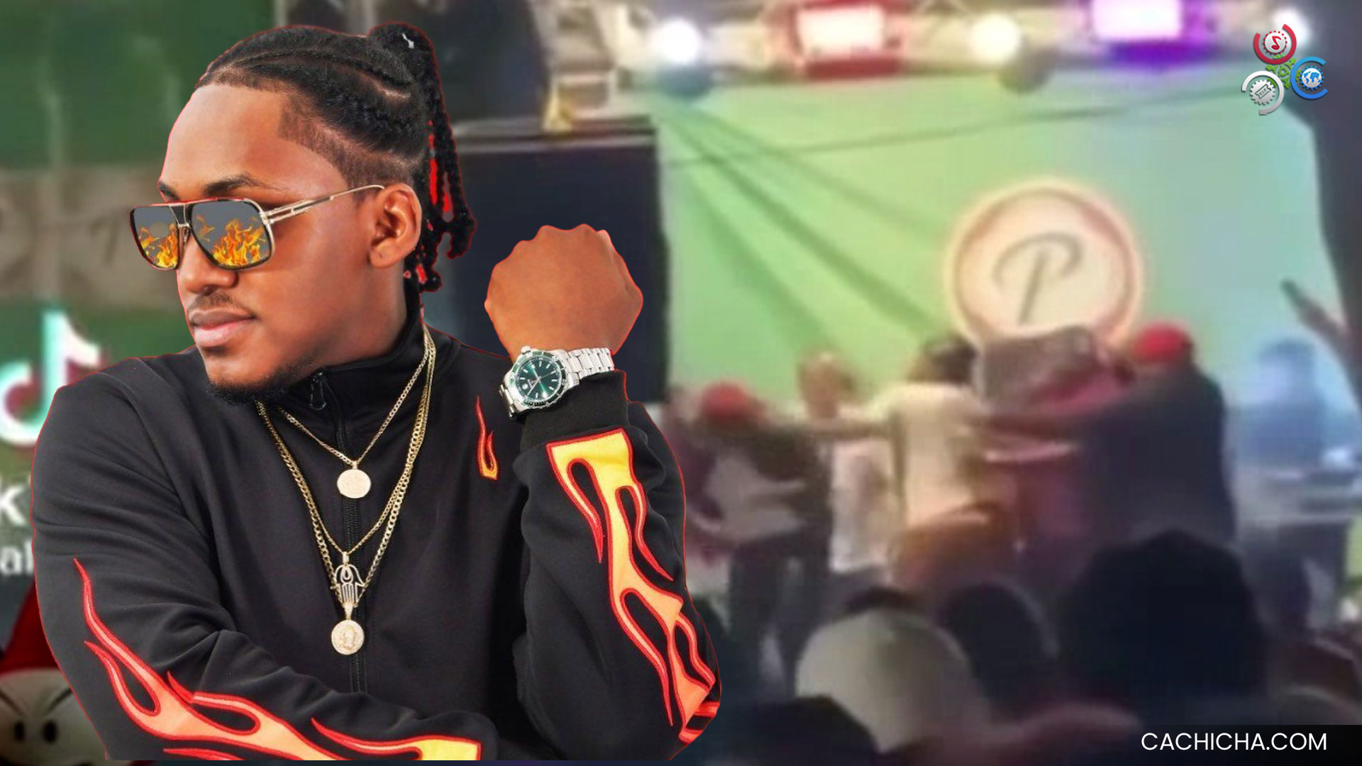 Pleito En Tarima Durante Presentación De “El Rock” De “Los Pepe”