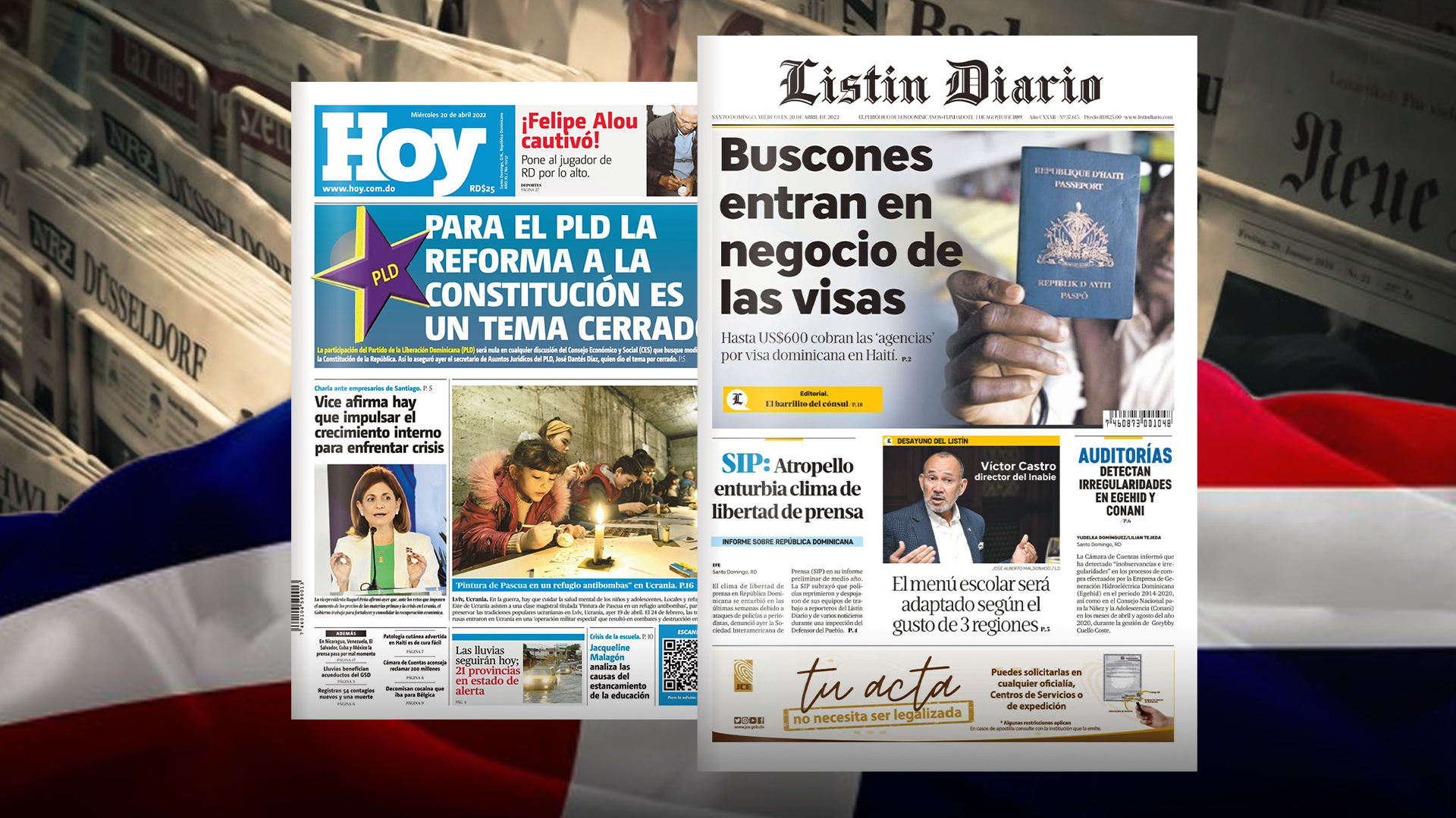 Las Principales Portadas De Los Periódicos Nacionales 