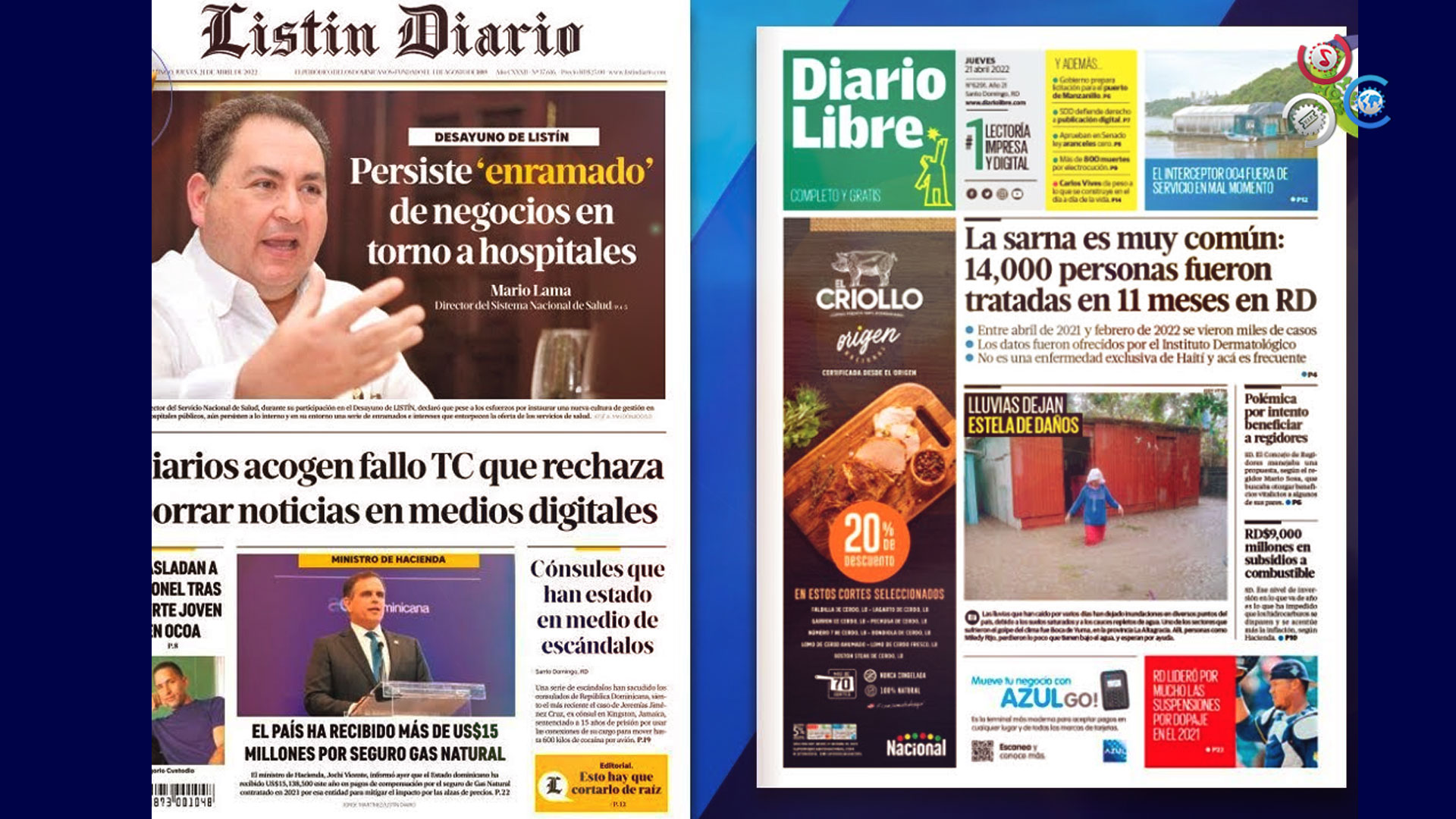 Las Principales Portadas De Los Periódicos En El Día De Hoy 21 De Abril Del 2022