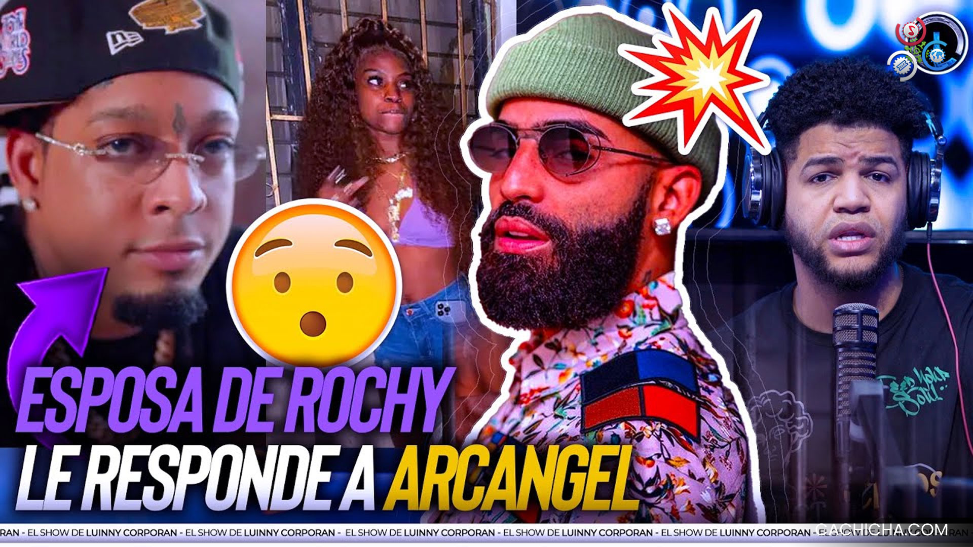 Esposa De Rochy RD Enfrenta A Arcángel Y Se Desahoga (Napo Defiende A Rochy)