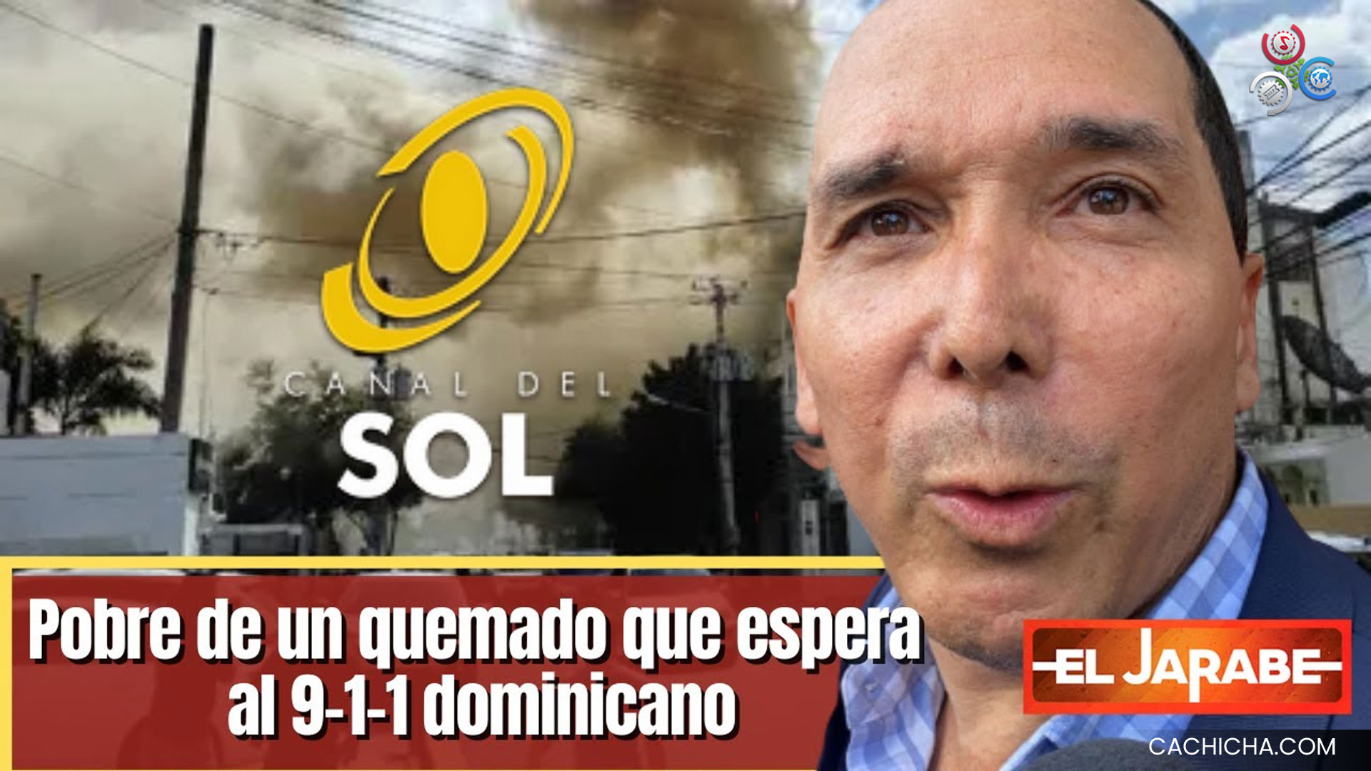 Pobre De Un Quemado Que Espera Al 9-1-1 Dominicano