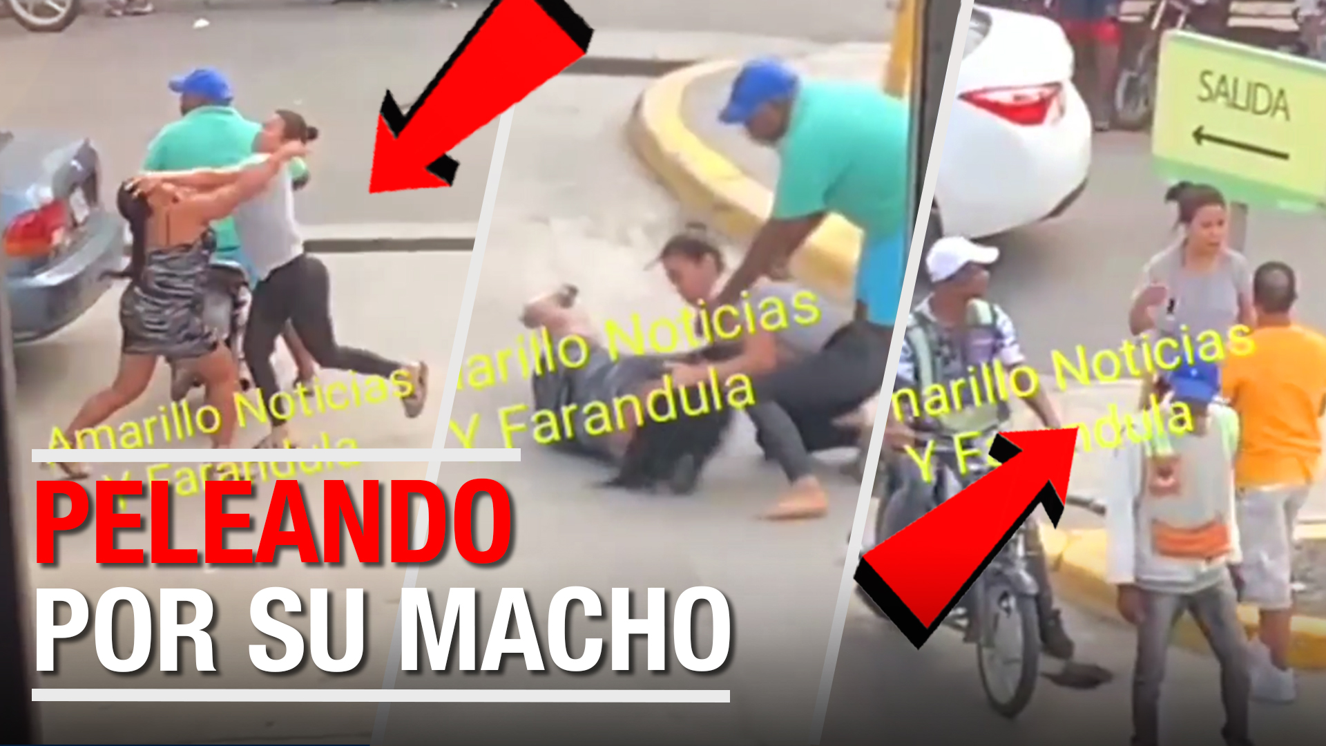 Mujer Sorprende A Su Pareja Con Otra Y Le Arranca Las “Greñas” En Plena Calle | VIDEO COMPLETO AQUÍ 