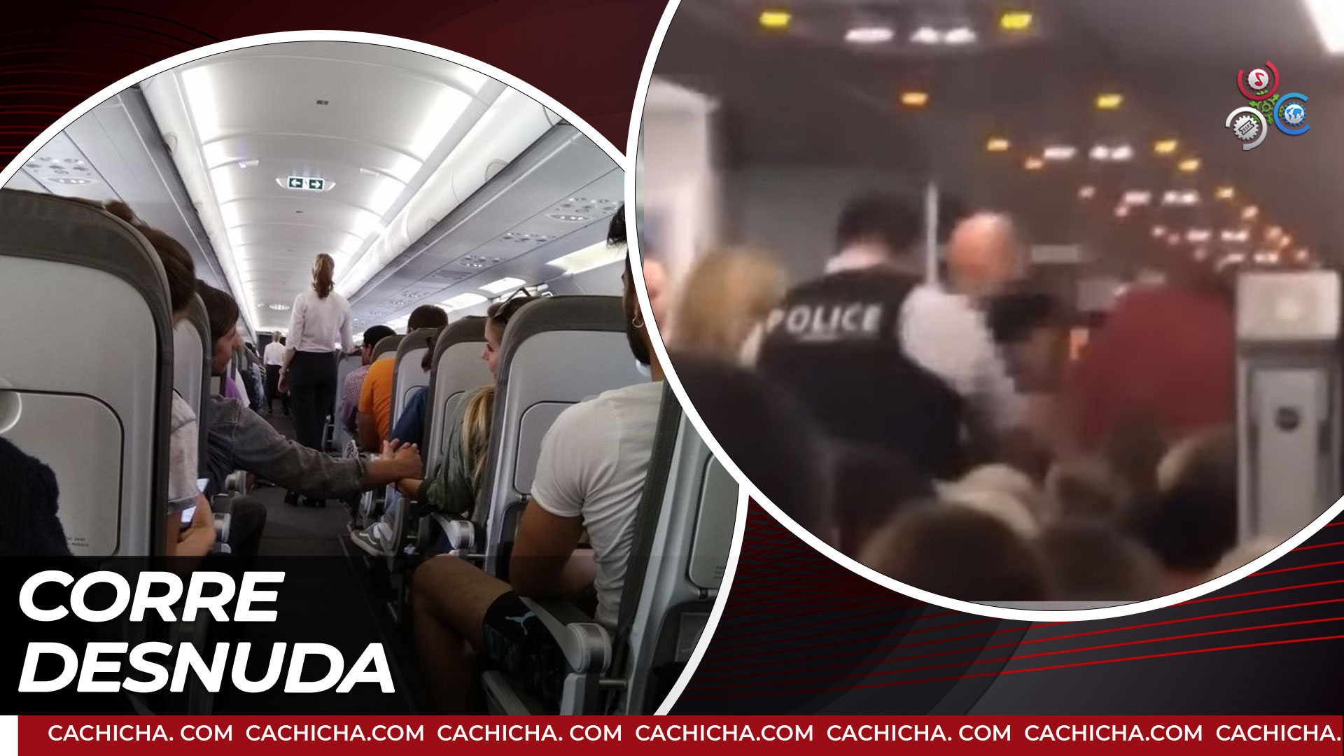 Mujer Corre Desnuda En Avión Gritando Que Tenía Explosivos