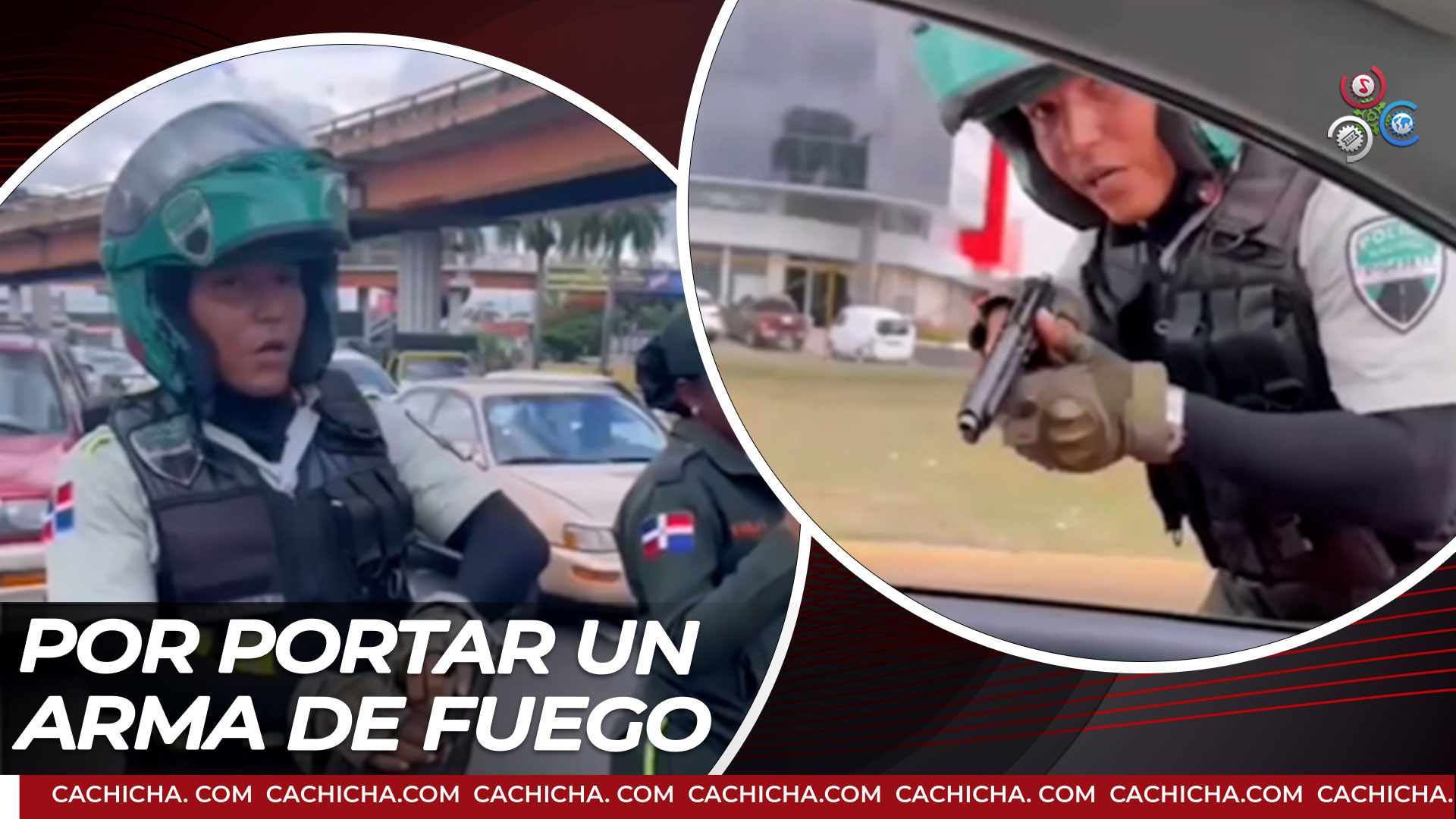 Agente DIGESETT Registra A Punta De Pistola A Conductor