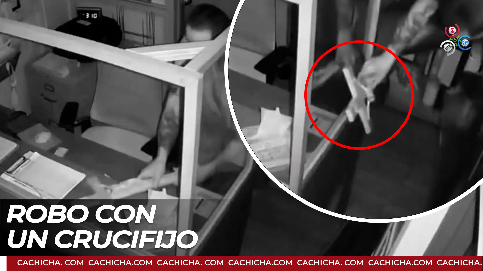 Ladrón Usa Un Crucifijo Para Robar Una Escuela Católica