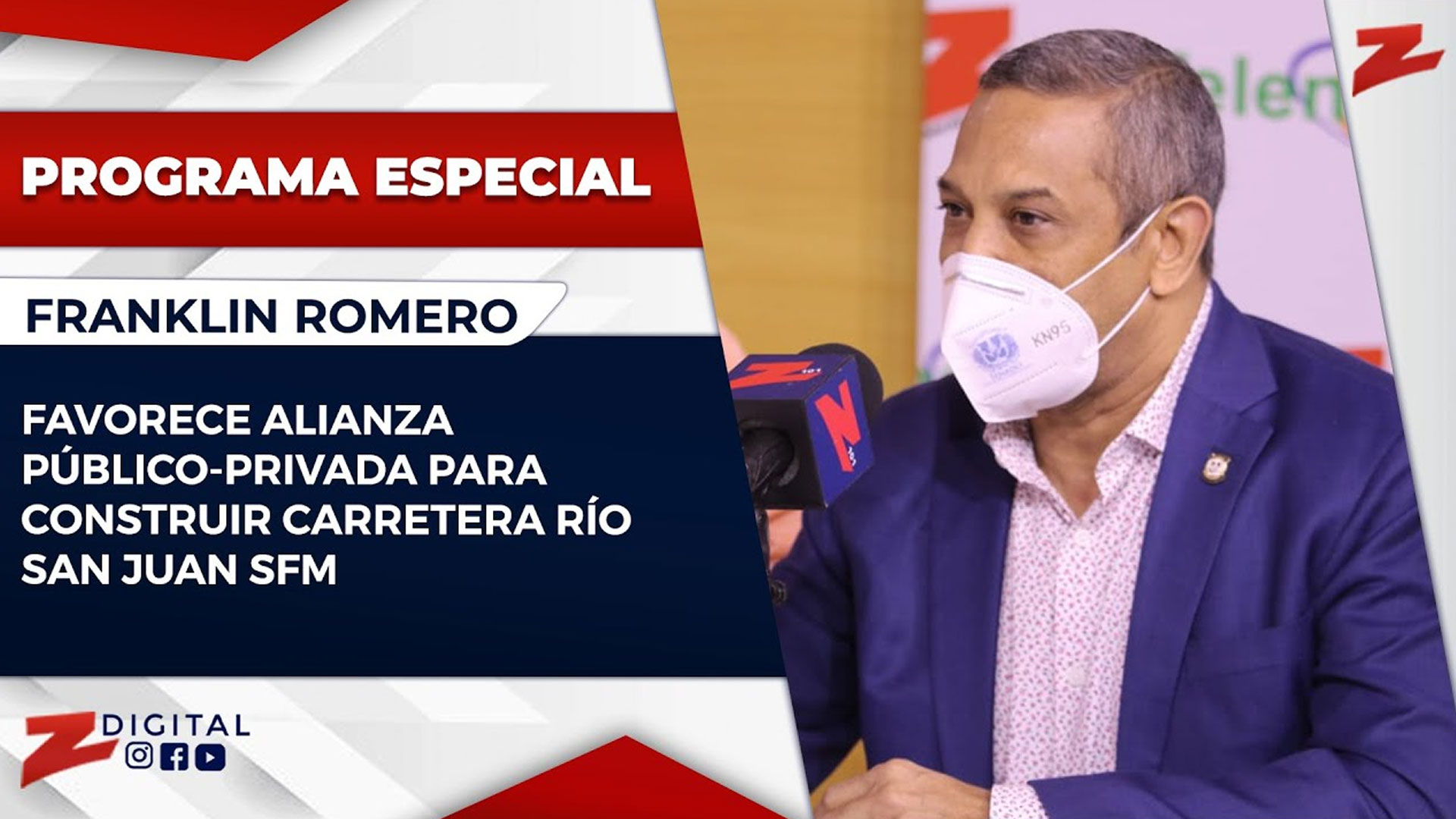 Franklin Romero Detalla El Gran Impacto Favorable Que Tendría La Carretera Río San Juan SFM