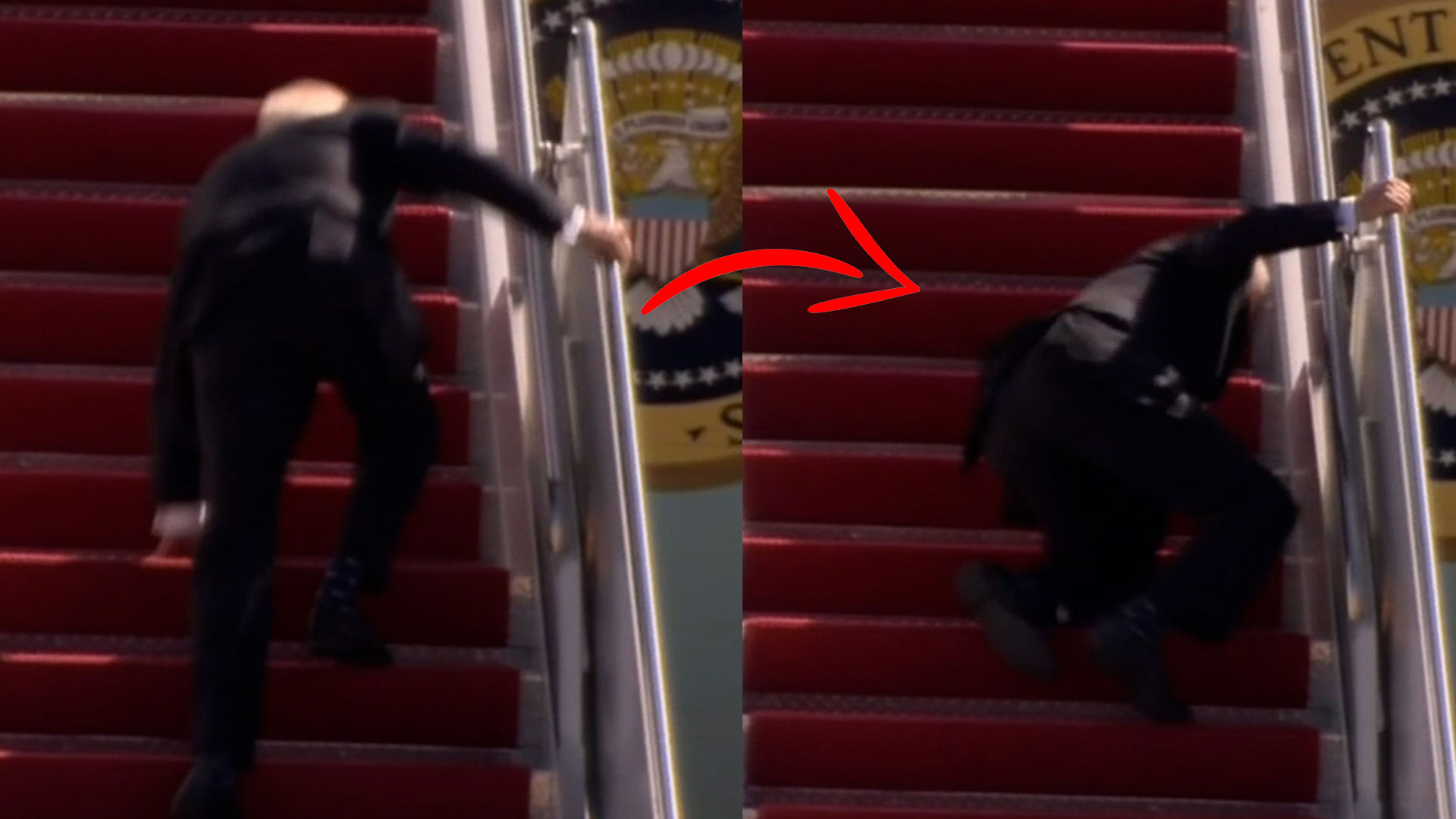 Hoy No Solo Se Cayó WhatsApp E Instagram, También El Presidente Joe Biden Sufrió Su Breve Caída