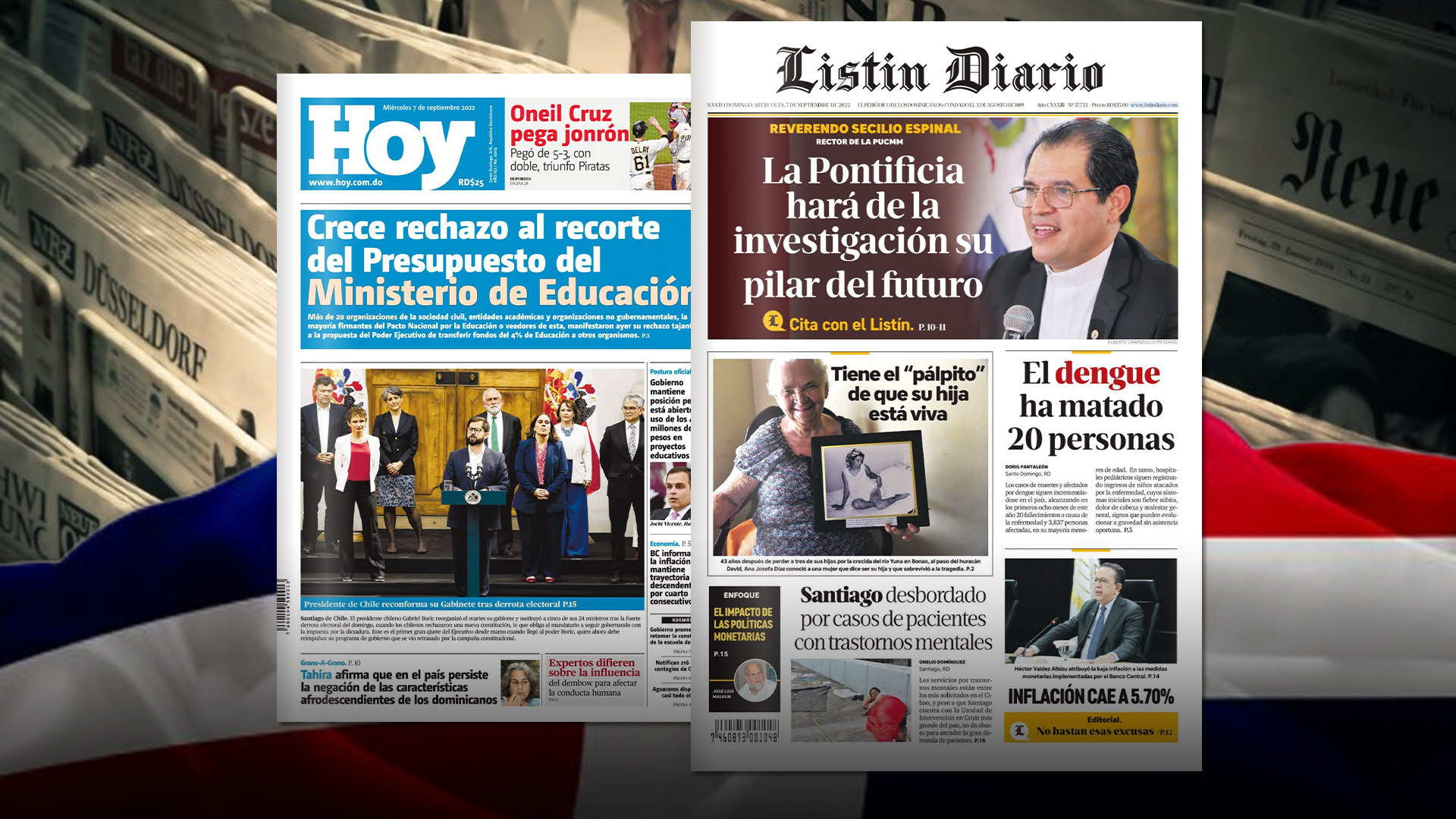 Portadas De Los Principales Periódicos | 07-09-2022