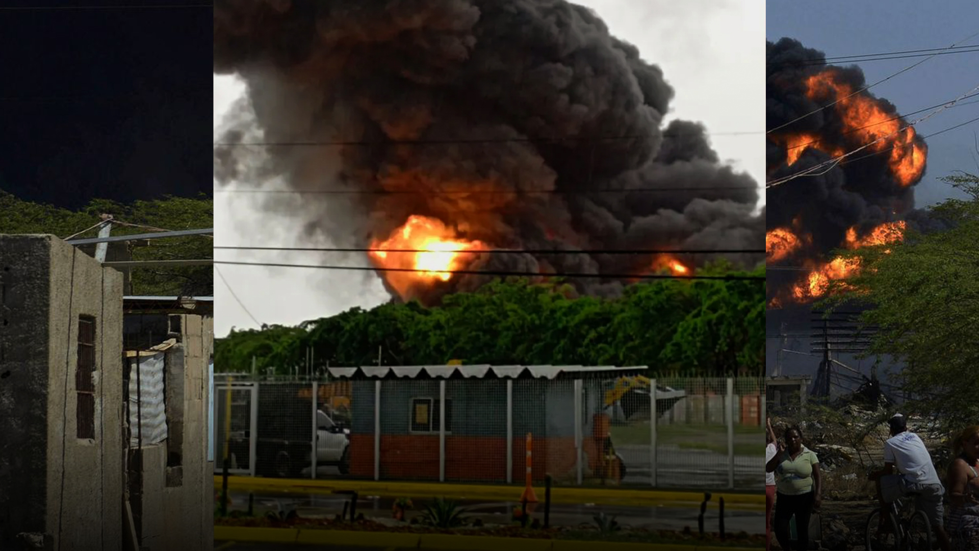 Planta De Petróleo Se Incendia En Venezuela Tras Ser Impactada Por Un Rayo 