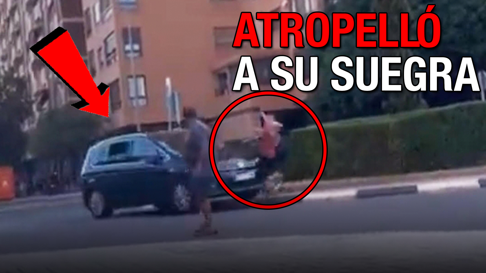 Hombre Atropella A Su Suegra Luego De Discutir Con Sus Cuñados | VIDEO