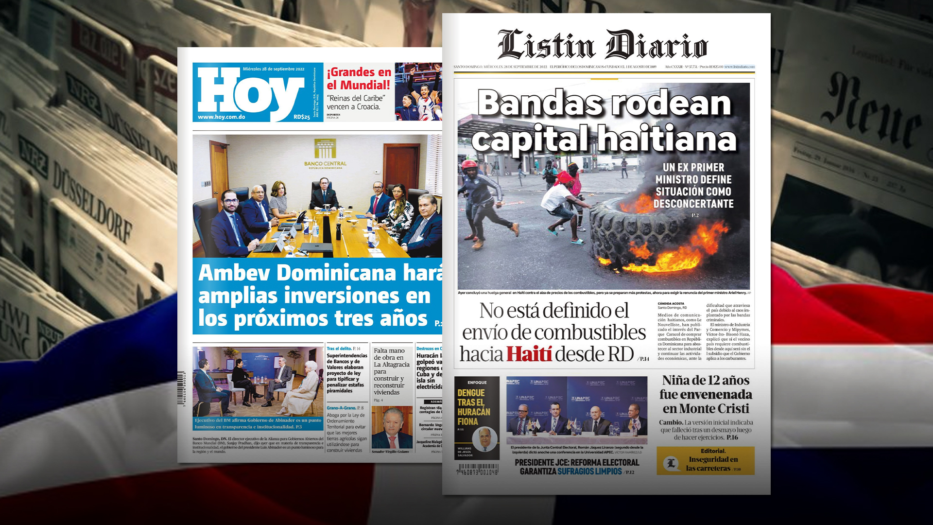 Principales Portadas De Los Periódicos | 28-09-2022