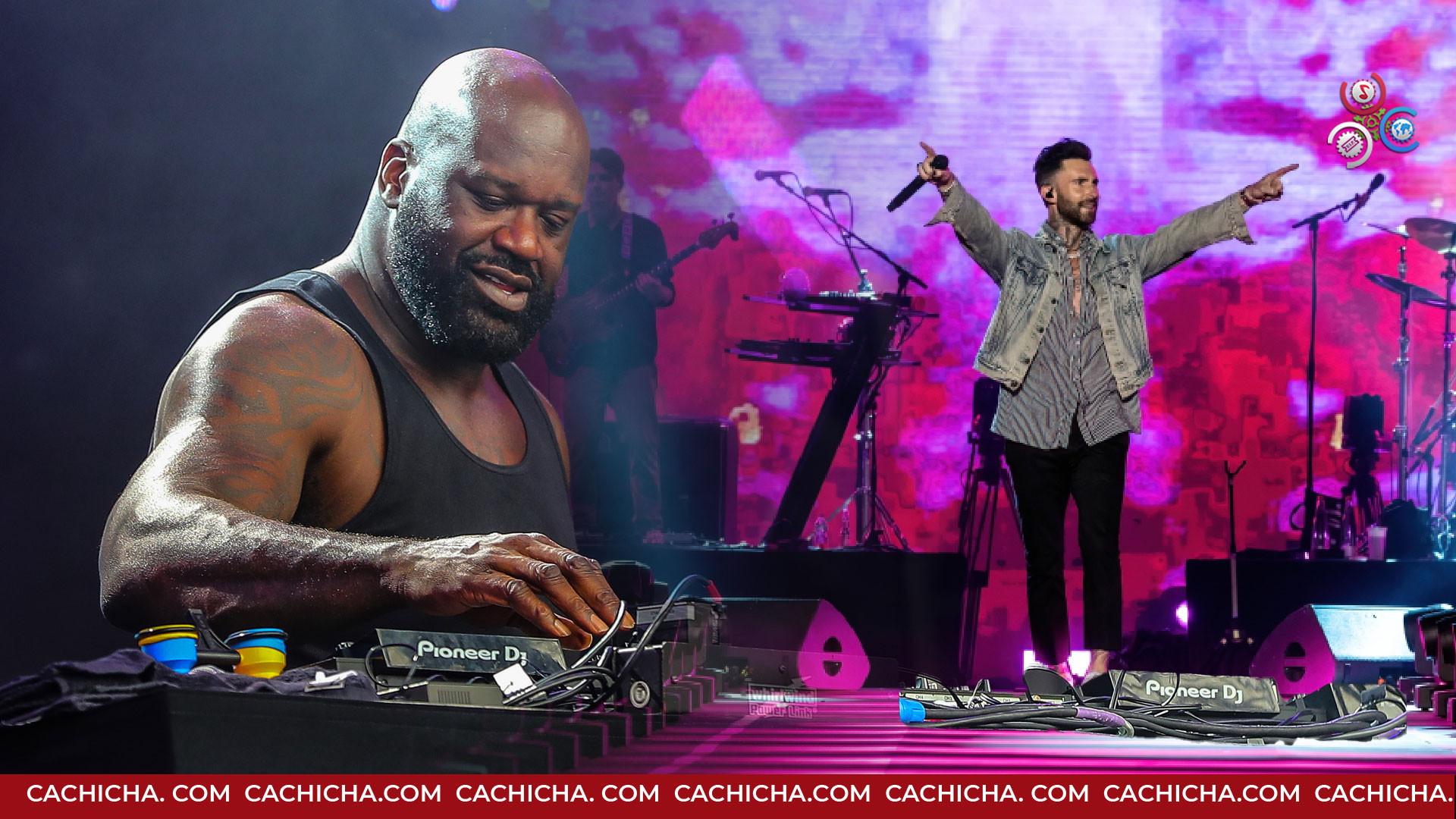 Shaquille O’neal Sube A Tarima A Cantar Con Maroon 5 Durante Gala Benéfica