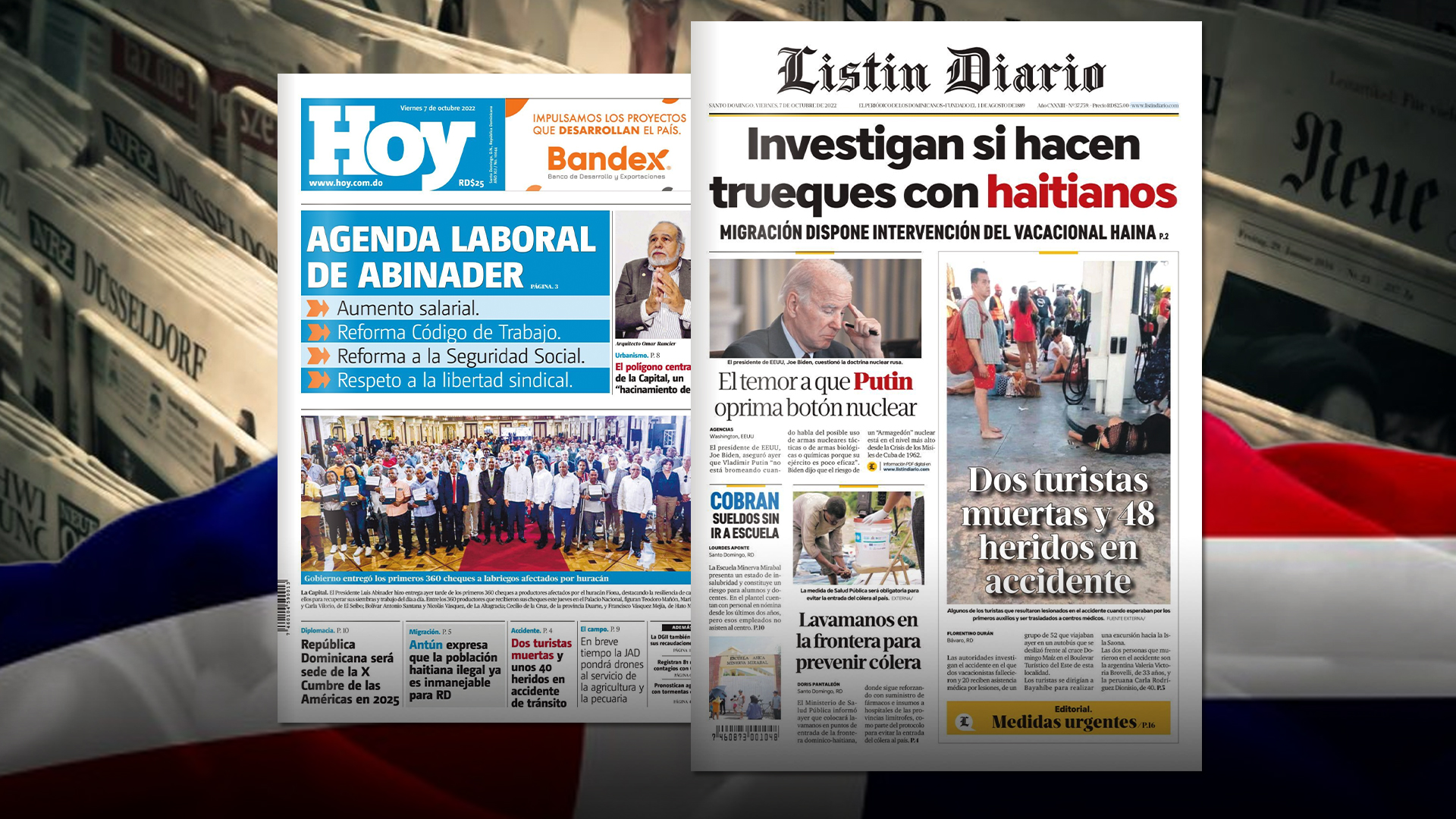 Portada De Los Principales Periódicos | 07-10-2022