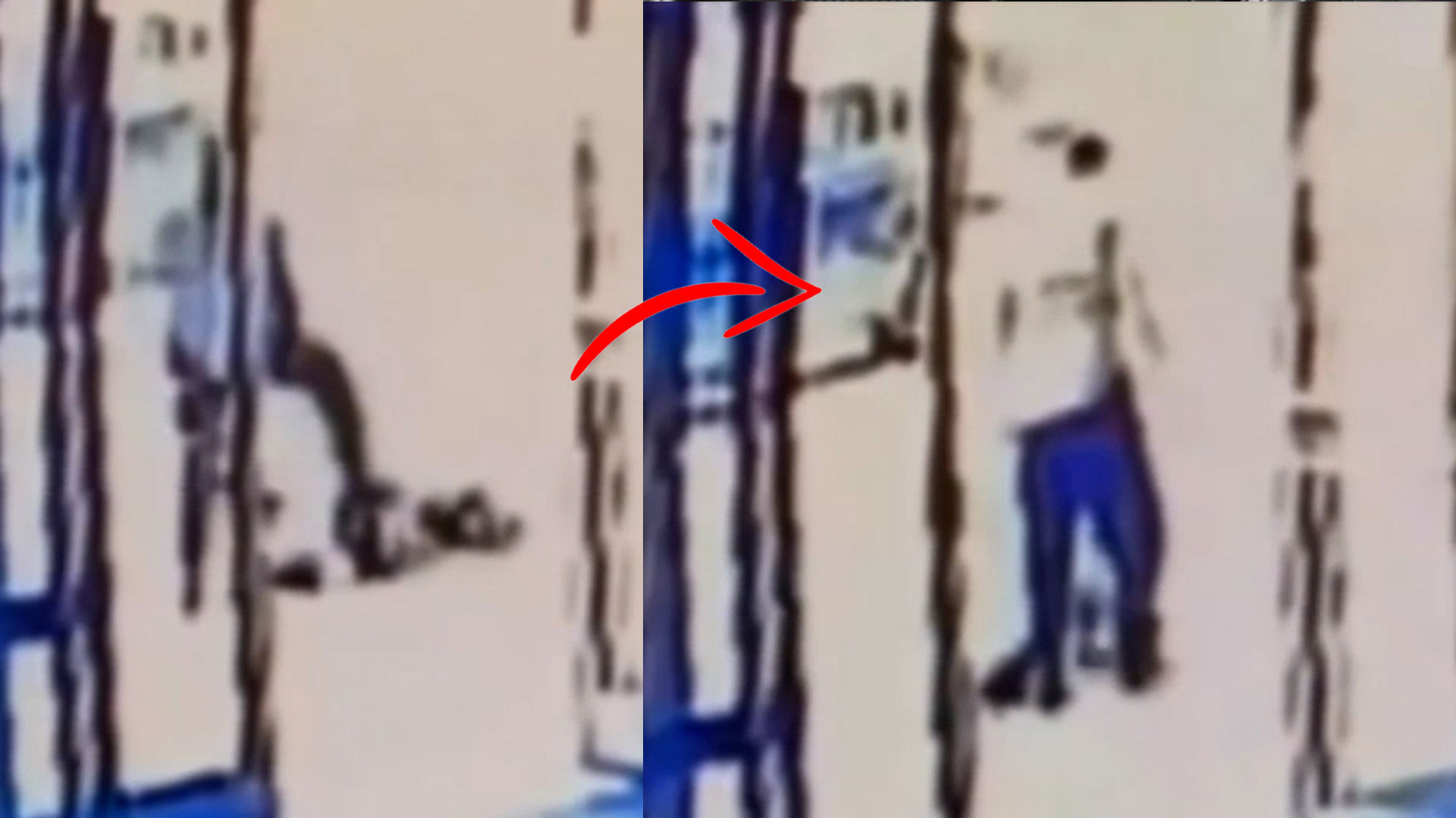 Cámara Capta Momento En Que Hombre Le “ENTRA A PATÁ” A Una Mujer Asiática Y Nadie La Ayuda