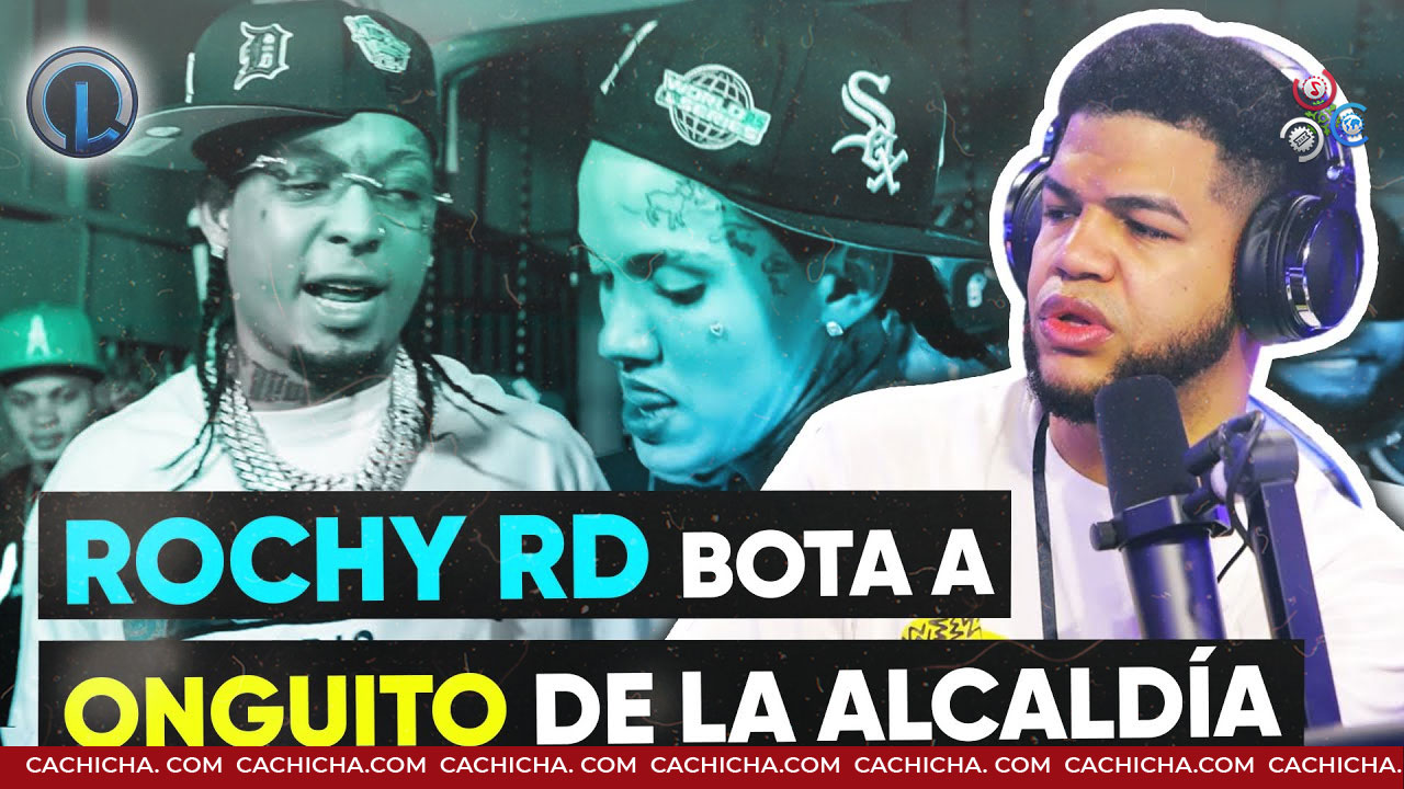 Rochy RD Bota A Onguito Y Divide Con Todos En La Alcaldía