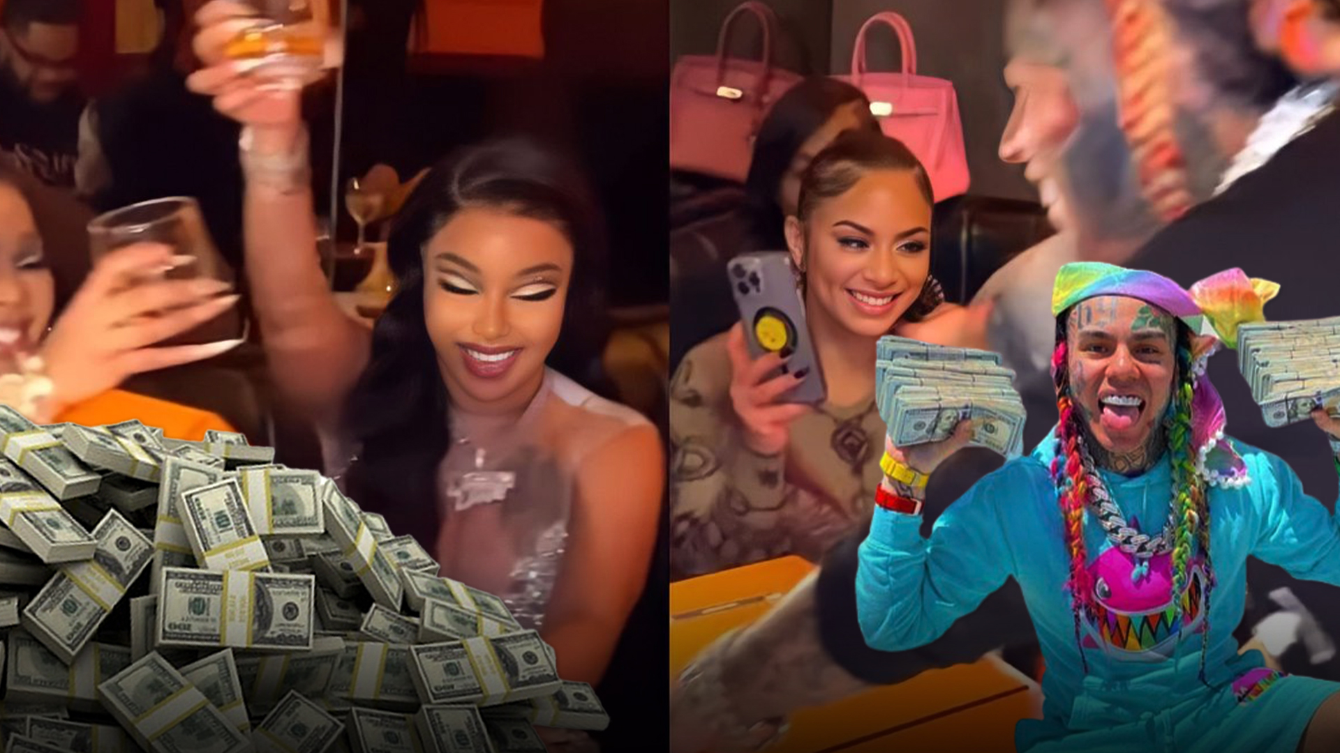 Tekashi 6ix9ine Gasta Más De $250 Mil Dólares En Regalos Para Amigas 