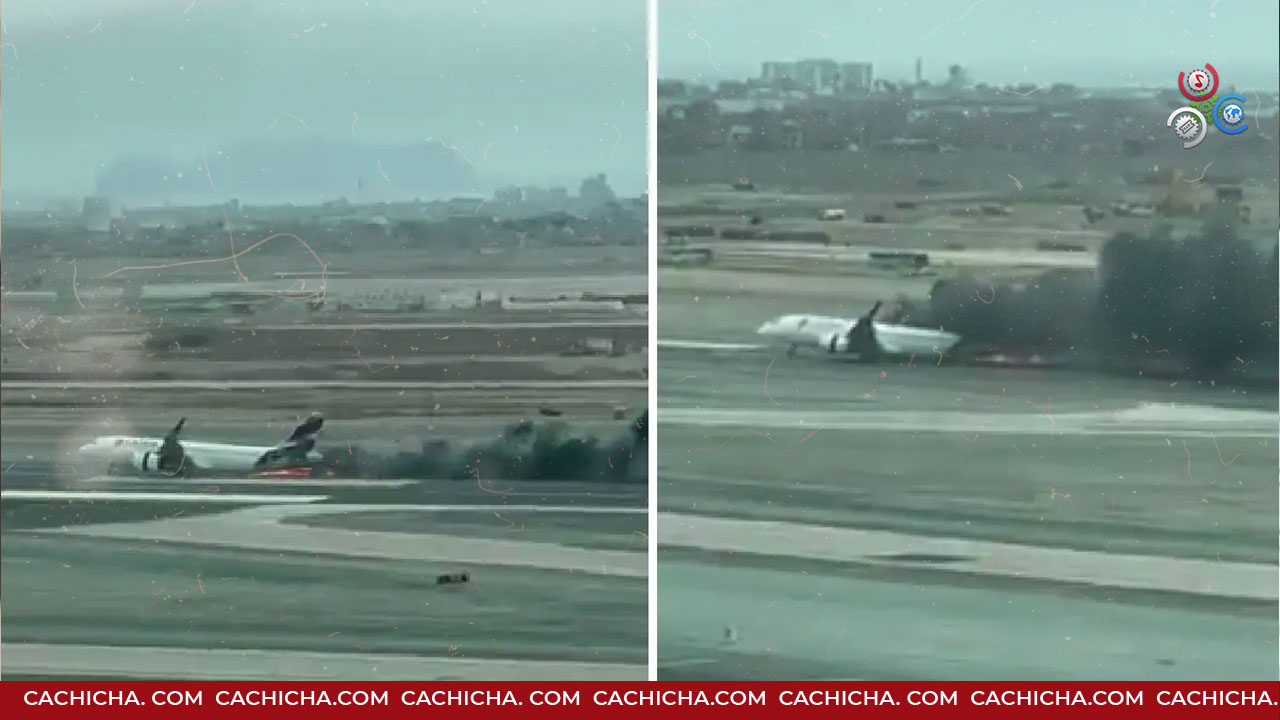 Avión Se Incendió En Momento Que Aterrizaba, En Perú