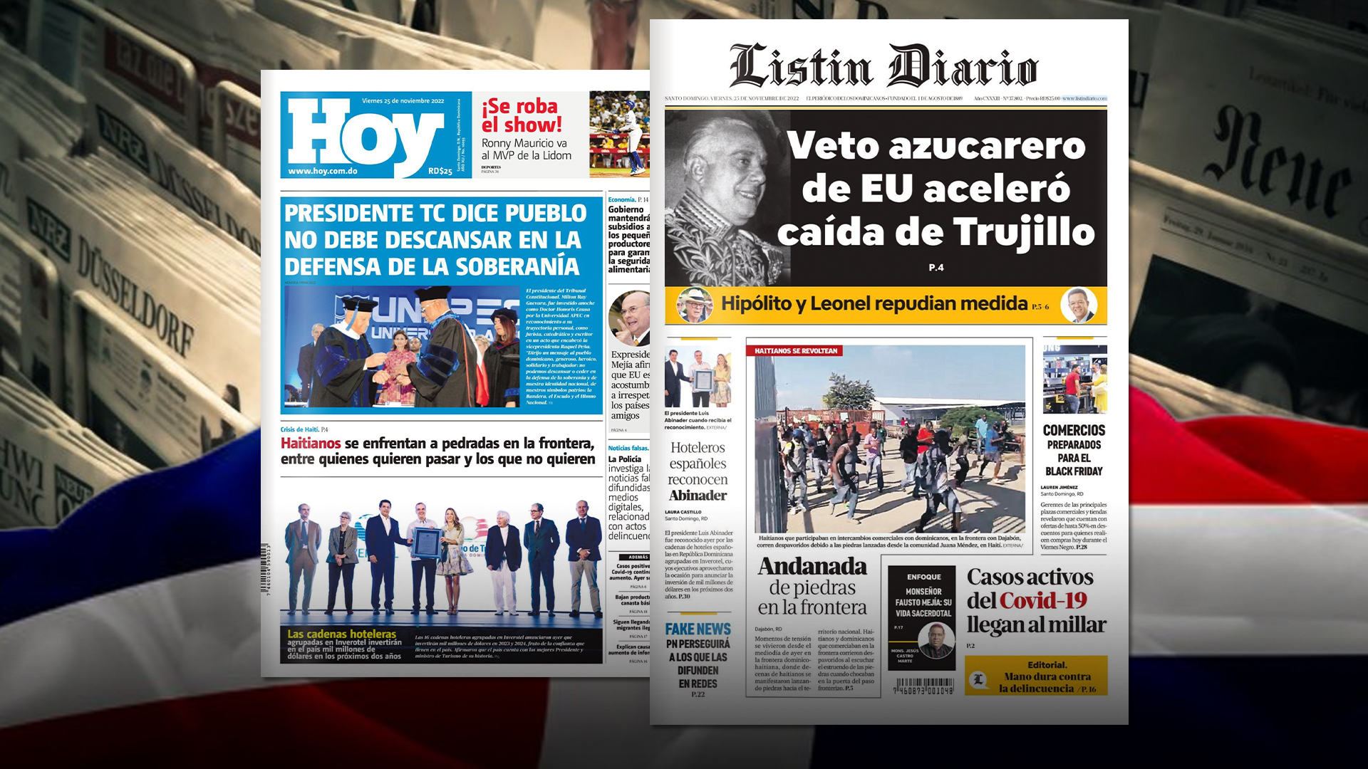 Principales Portadas De Los Periódicos | 25-11-2022