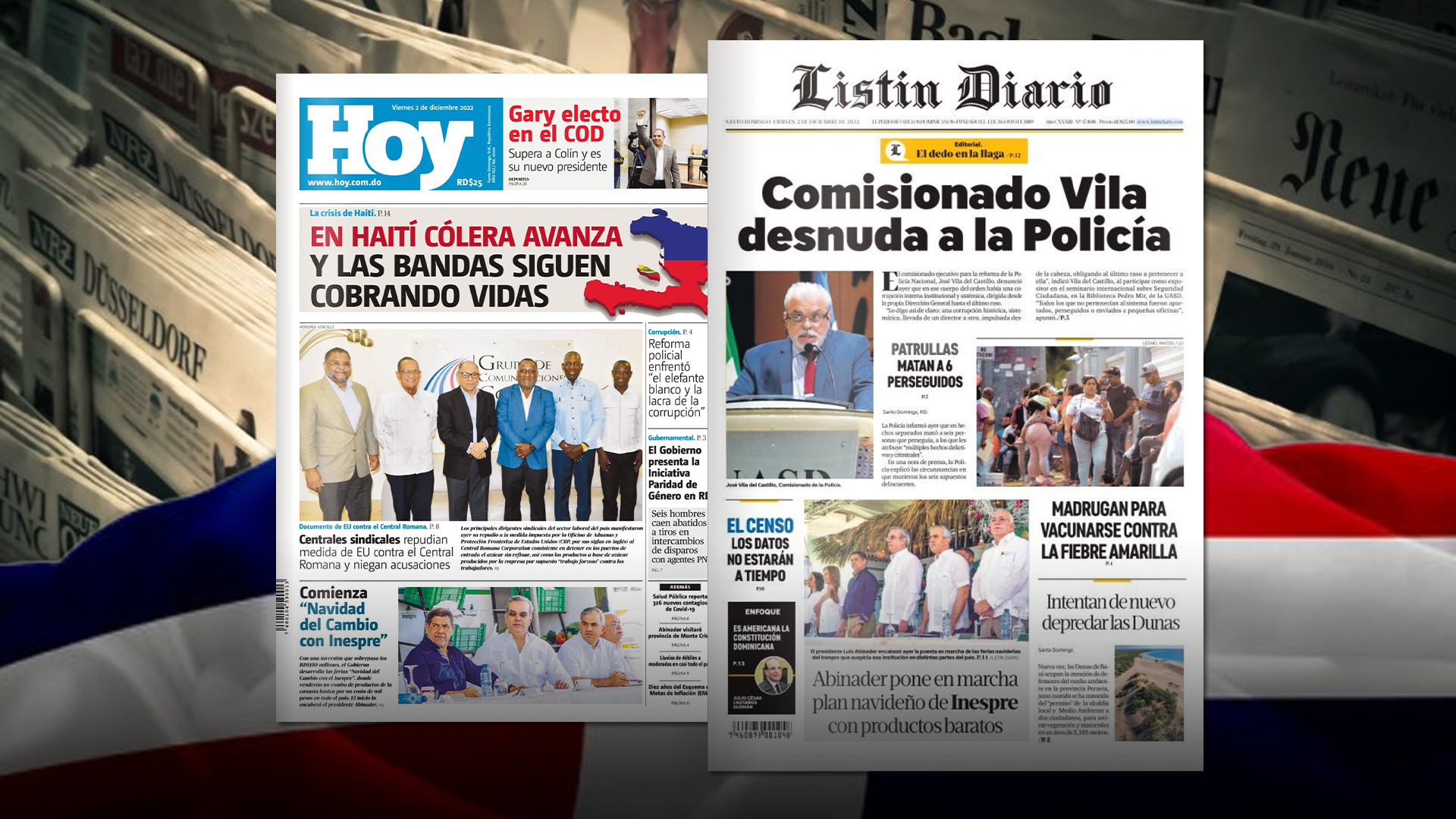 Principales Portadas De Los Periódicos | 02-12-2022