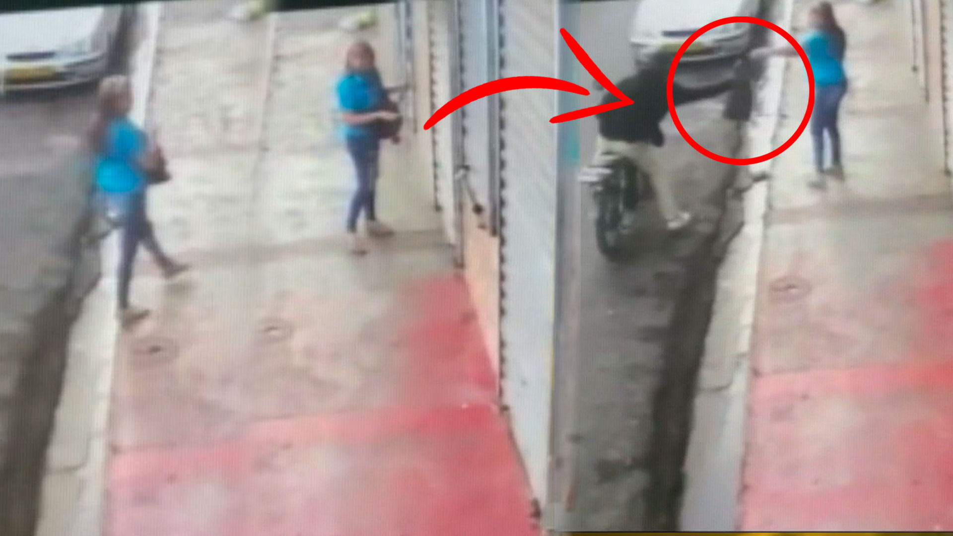 Cámara Capta Momento Donde  “ATRACAN A BANQUERA EN PUEBLO NUEVO”