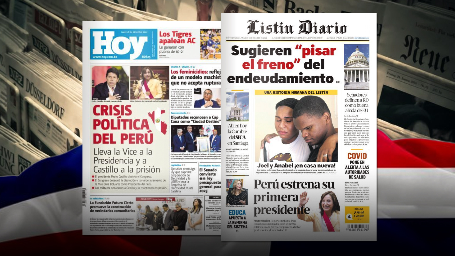 Principales Portadas De Los Periódicos | 08-12-2022