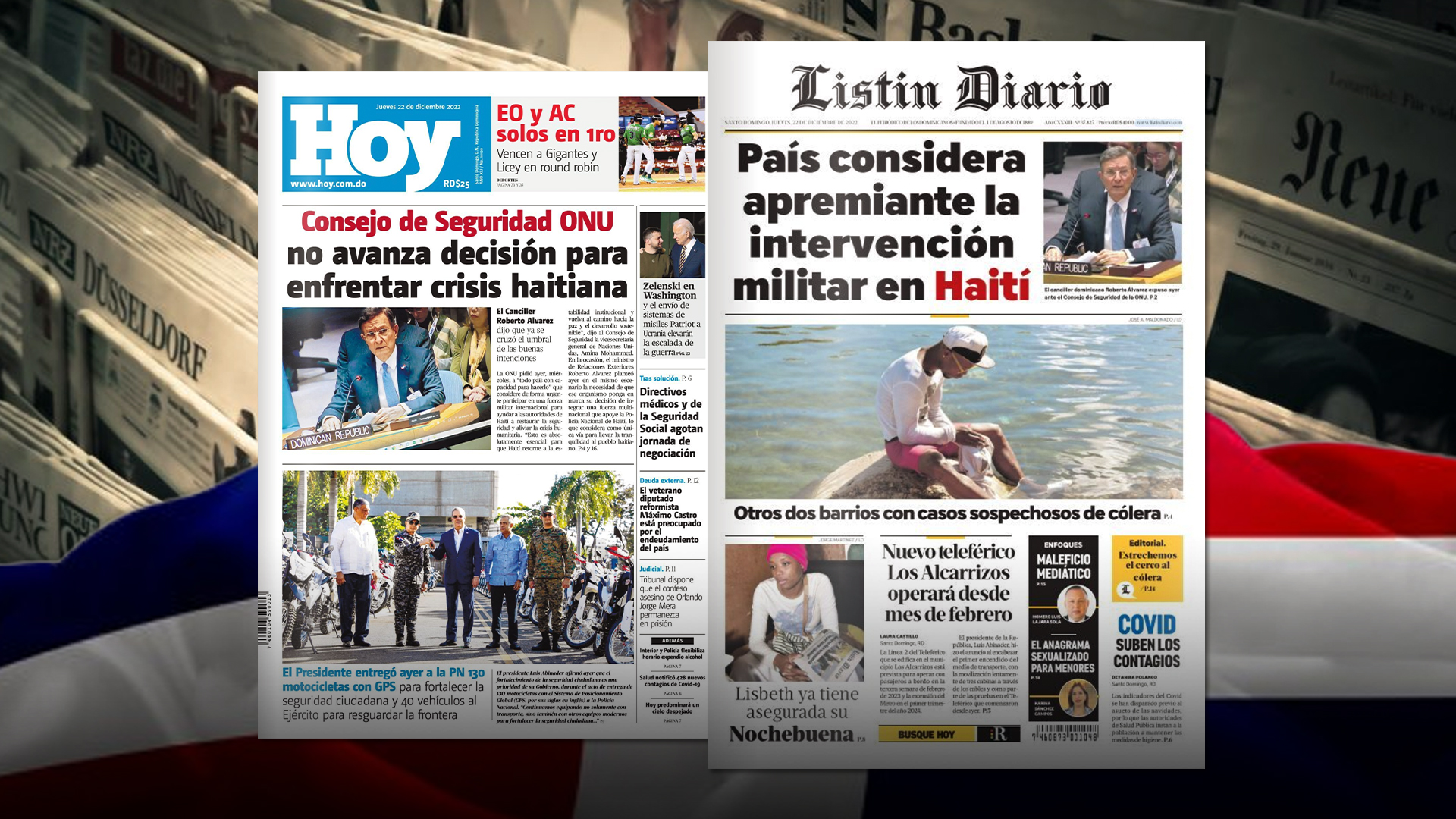 Portada De Los Periódicos Nacionales | 22-12-2022