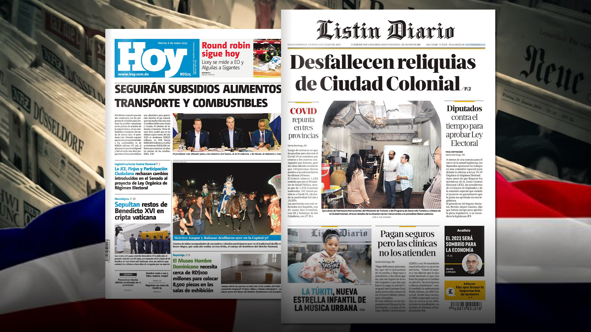 Principales Portadas De Los Periódicos | 06-01-2023