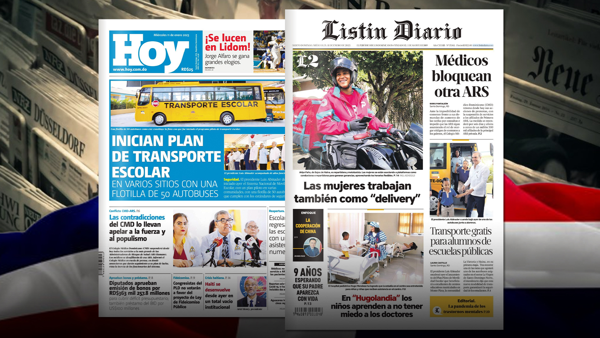 Principales Portadas De Los Periódicos | 11-01-2023