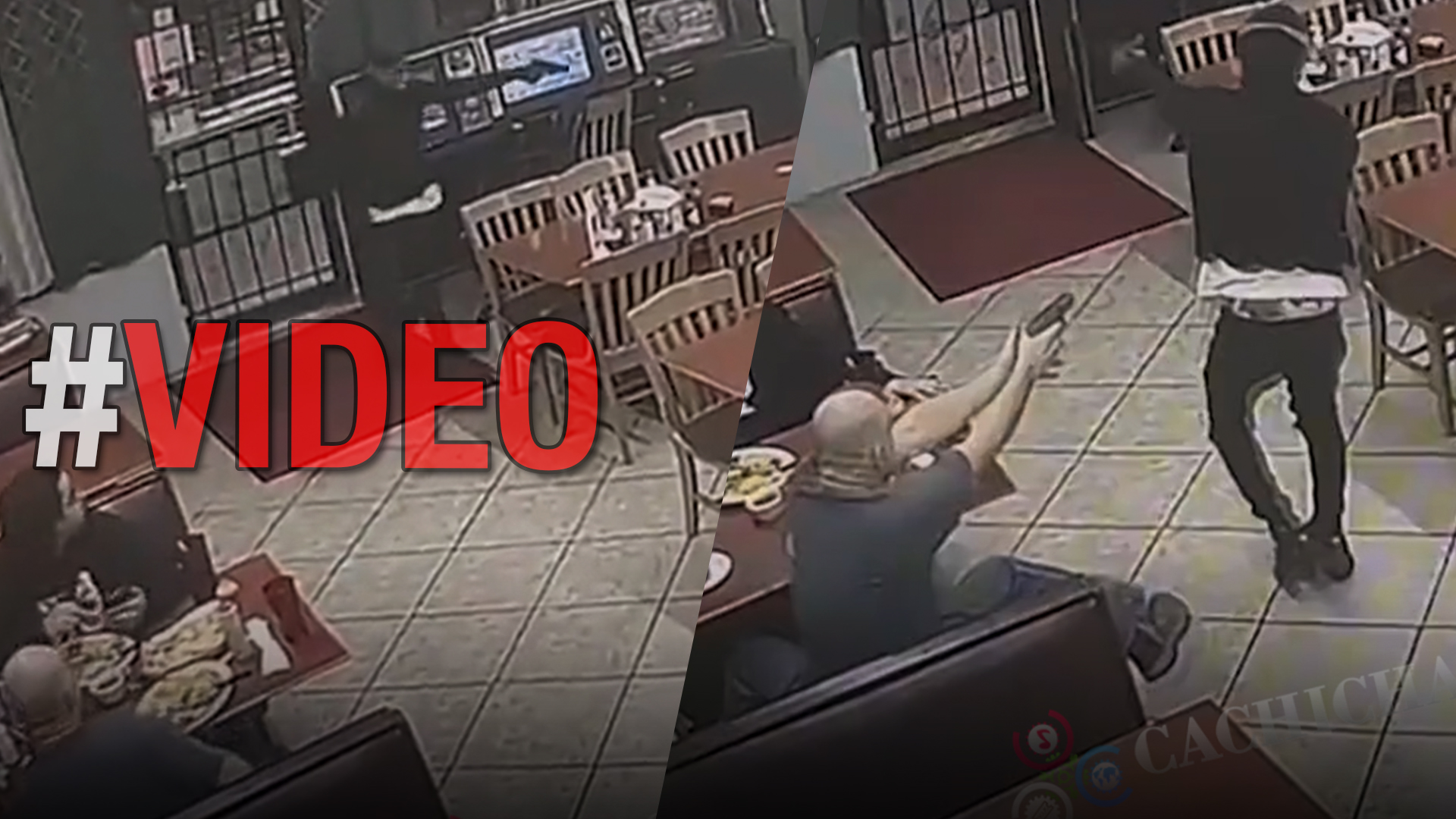 Delincuente Entra A Robar A Un Restaurante Con Pistola De Juguete Y TERMINA ASESINADO