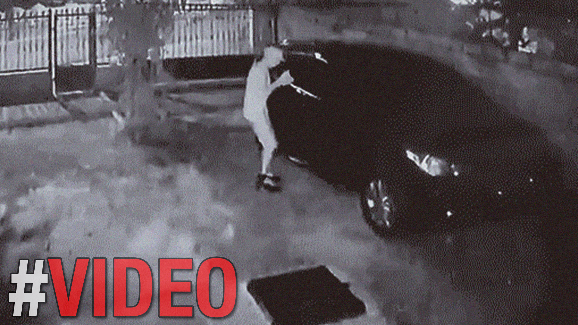 Delincuentes Entran A Una Casa Y Le Prenden Fuego A Una Yipeta En Baní | Video