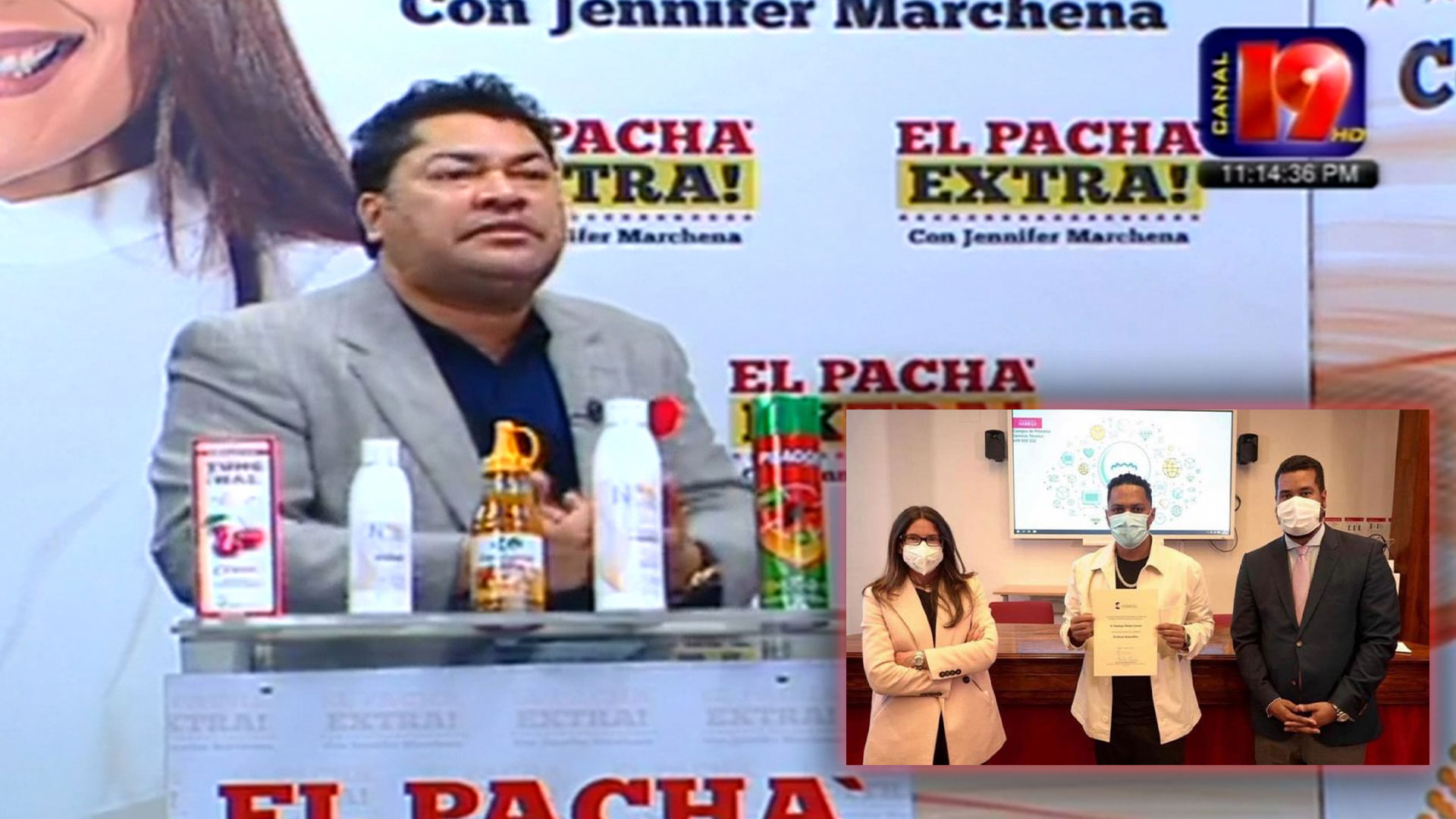 El Pacha Felicita A Santiago Matías Por Reconocimiento Honorífico Como Profesor En España