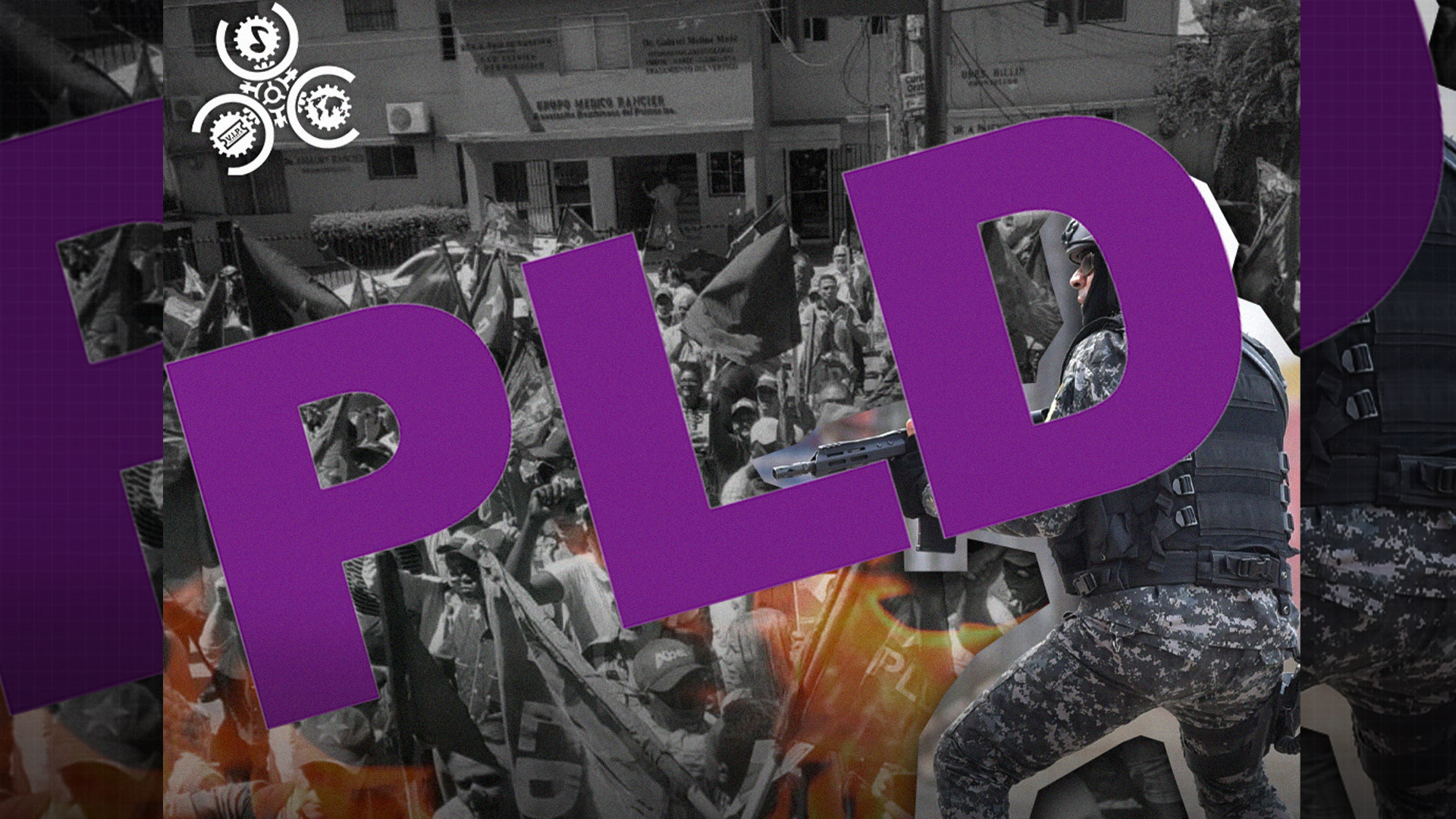 Militantes Del PLD Rompen Puertas Y Ventanas Del Palacio De Justicia De Ciudad Nueva 