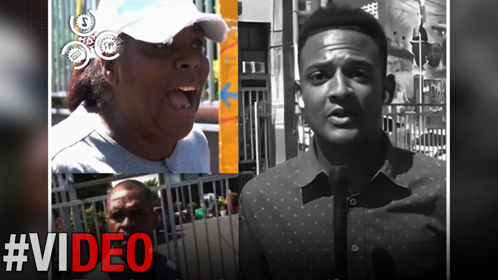 Empleados De La Alcaldía De SDN Casi Se Comen Un Reportero En Vivo