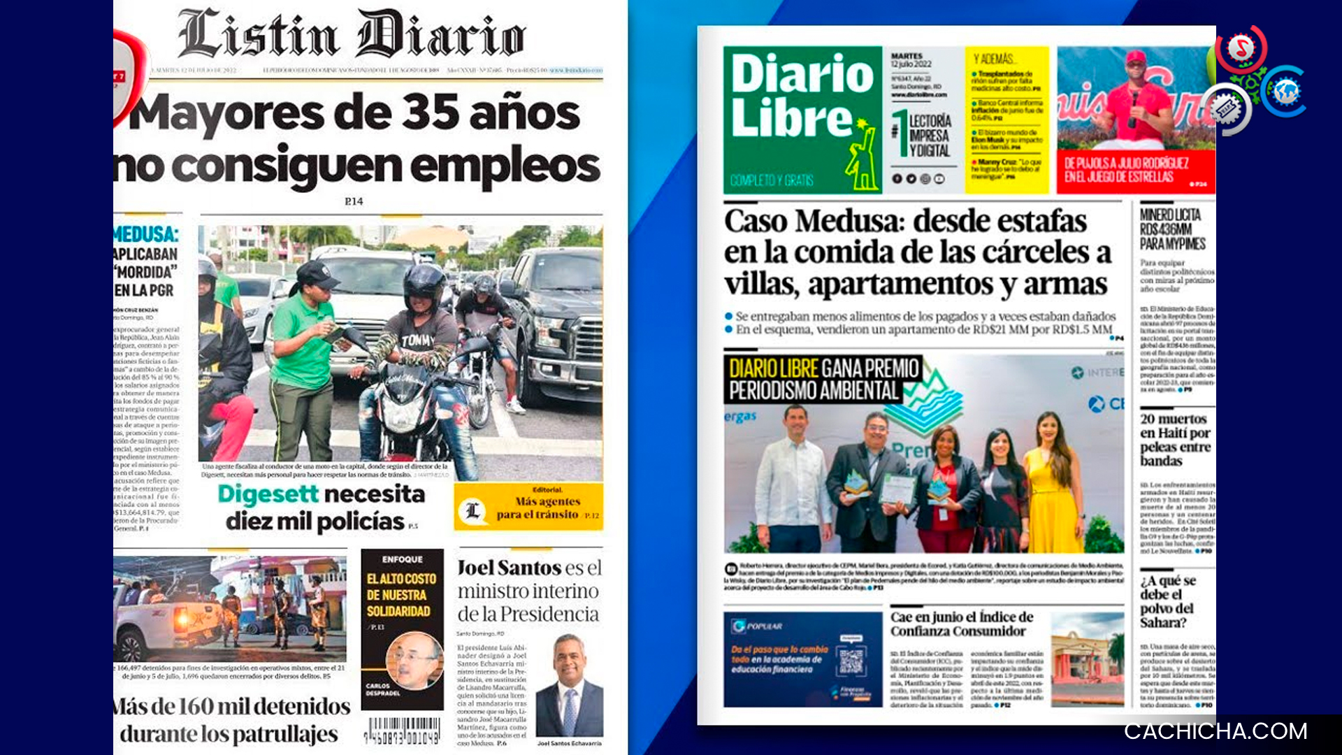 Las Principales Portadas De Los Periódicos En El Día De Hoy 12 De Julio Del 2022