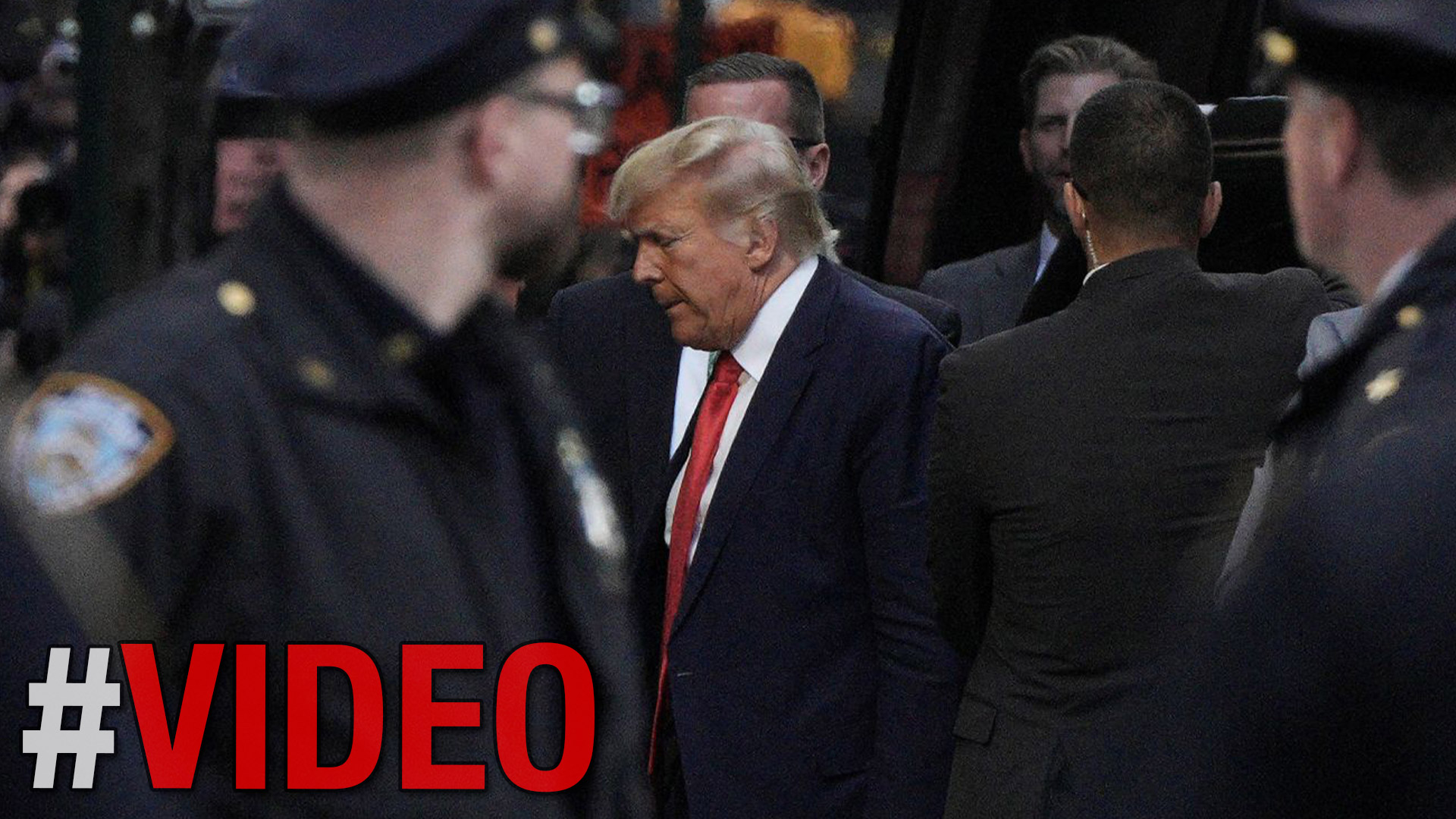 Llegada De Donald Trump A New York Para Comparecer Ante Tribunal 