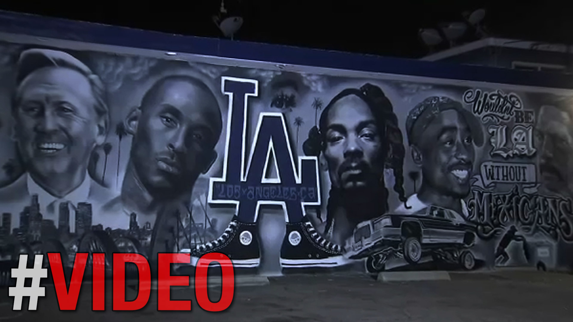 Buscan Retirar Mural Con Caras De Famosos En Los Ángeles Por Distraer A Los Conductores