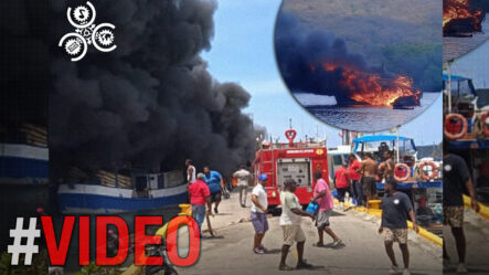 Tres Embarcaciones Se Incendian Al Mismo Tiempo En La Bahía De Luperon En Puerto Plata