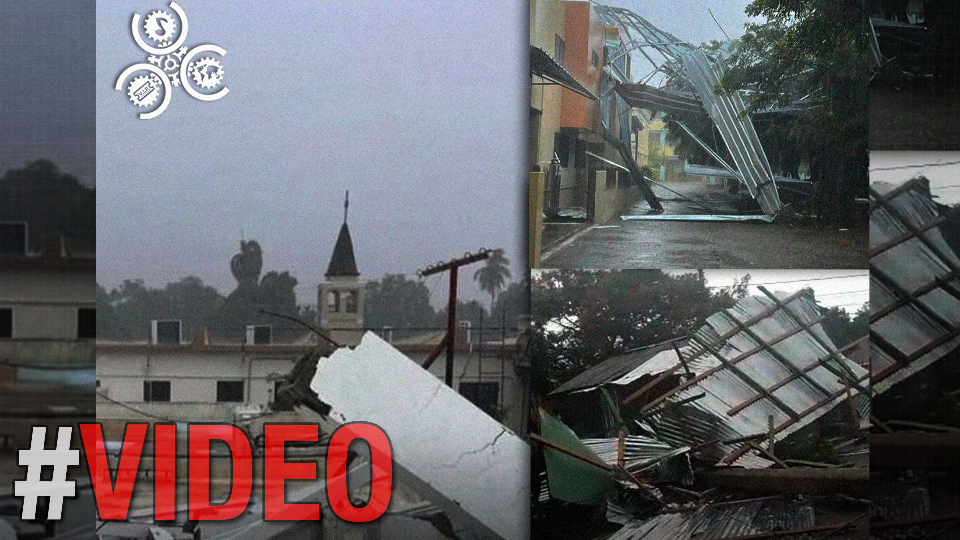 TORNADO EN MAO: Fuertes Lluvias Y Tornado Afectan Una Escuela En Valverde Mao