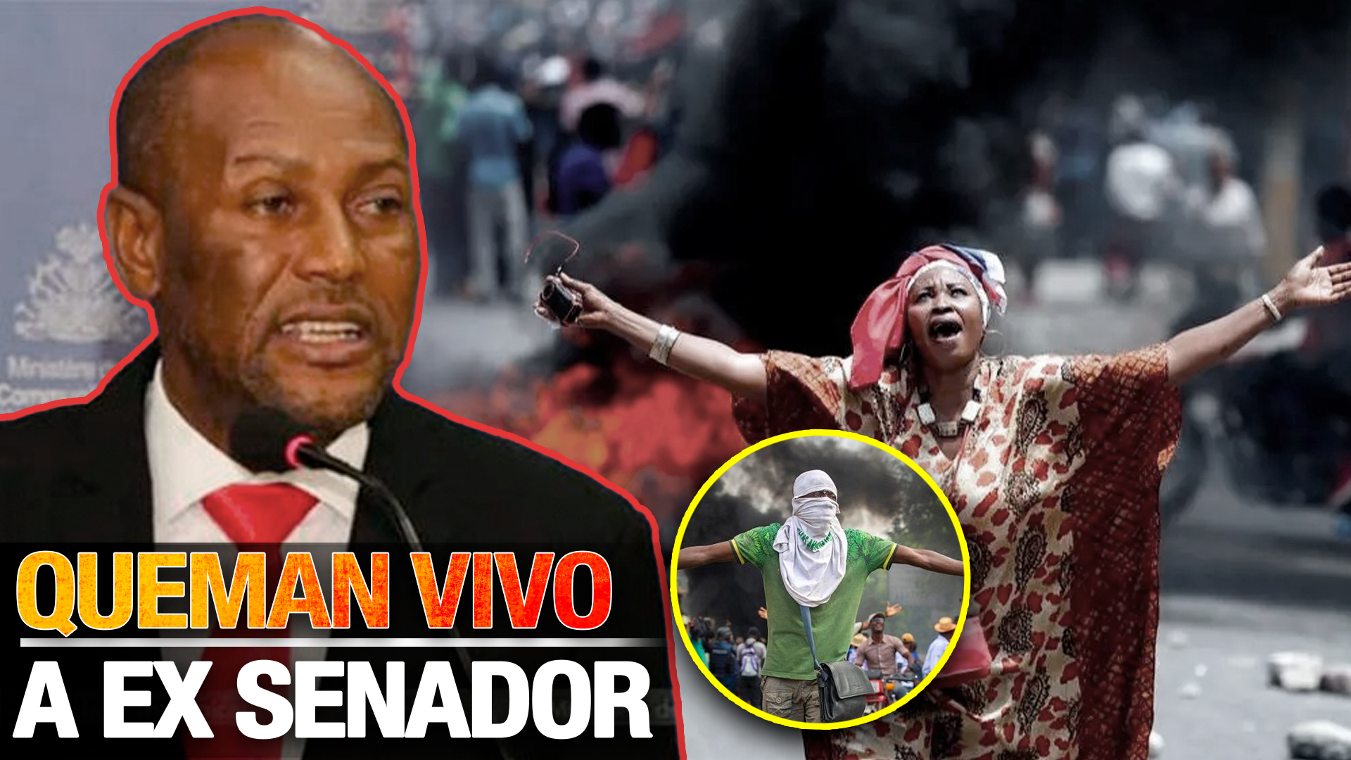 Queman Vivo Junto A Su Sobrino A Ex Senador De Haiti