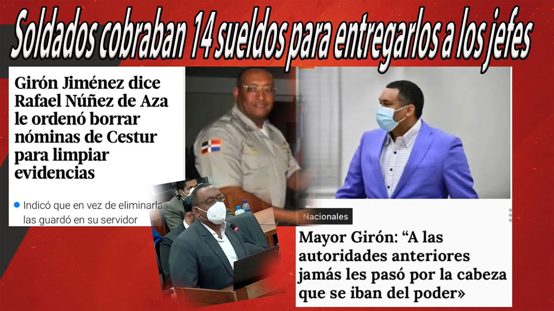 Marino Zapete: “Soldados Cobraban 14 Sueldos Para Entregarlos A Los Jefes”