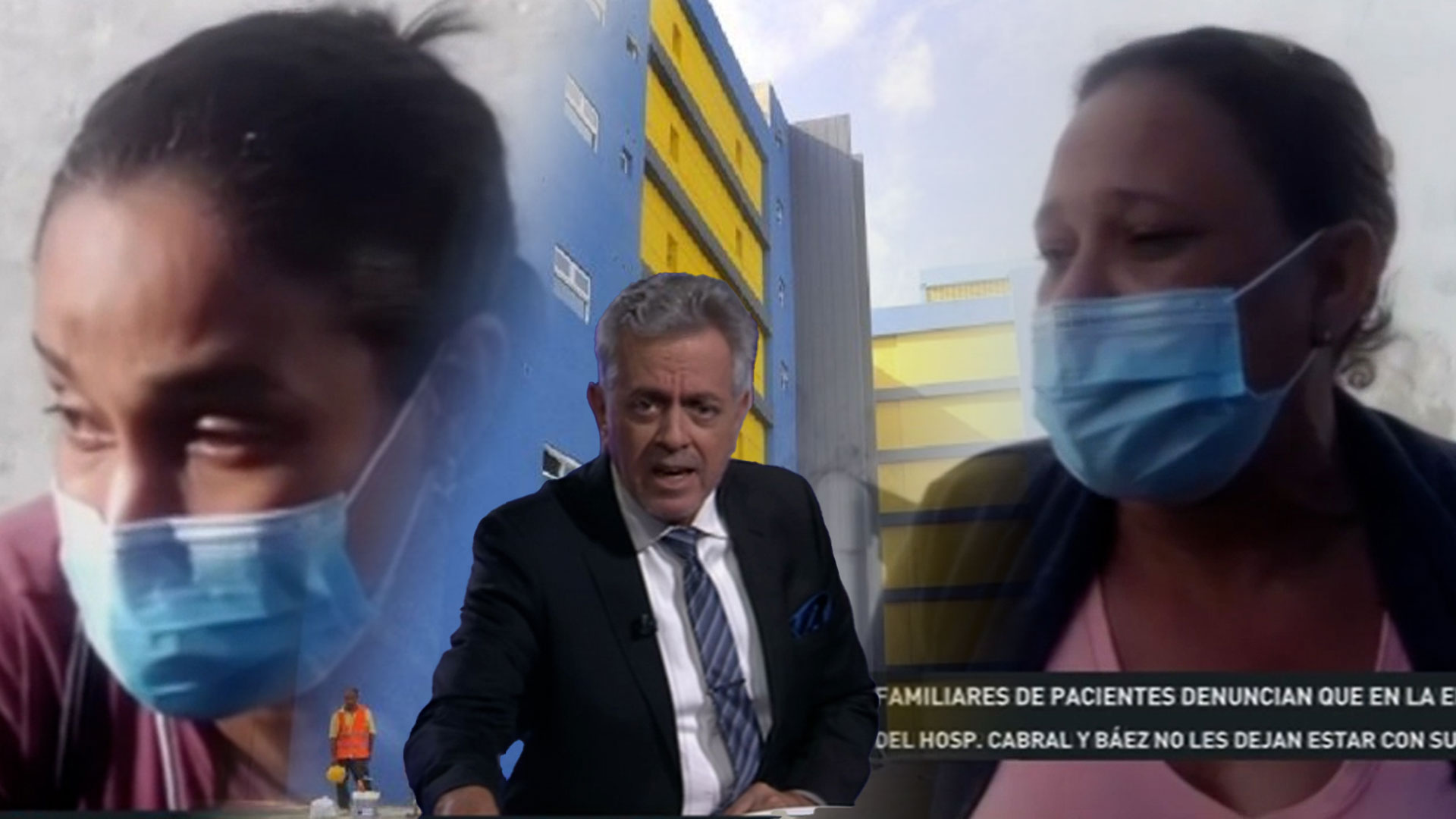 Familiares De Pacientes Del Hospital Cabral Y Báez Se Quejan Porque Los Dejan Afuera, Lejos De Sus Parientes ¡Y DE QUÉ MANERA!