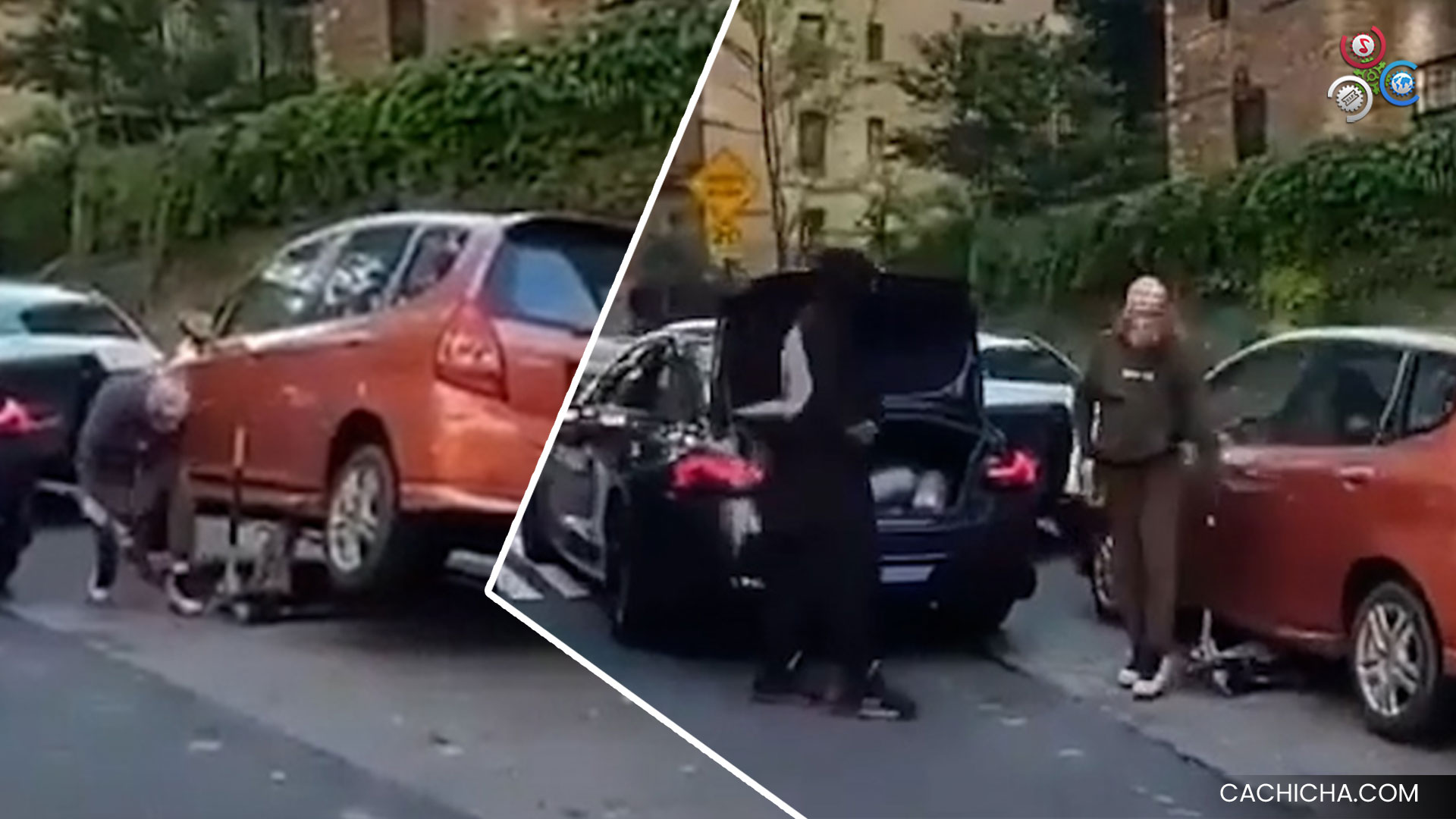 Dos Individuos Captados Robando El Catalítico De Un Auto A Plena Luz Del Día En NYC