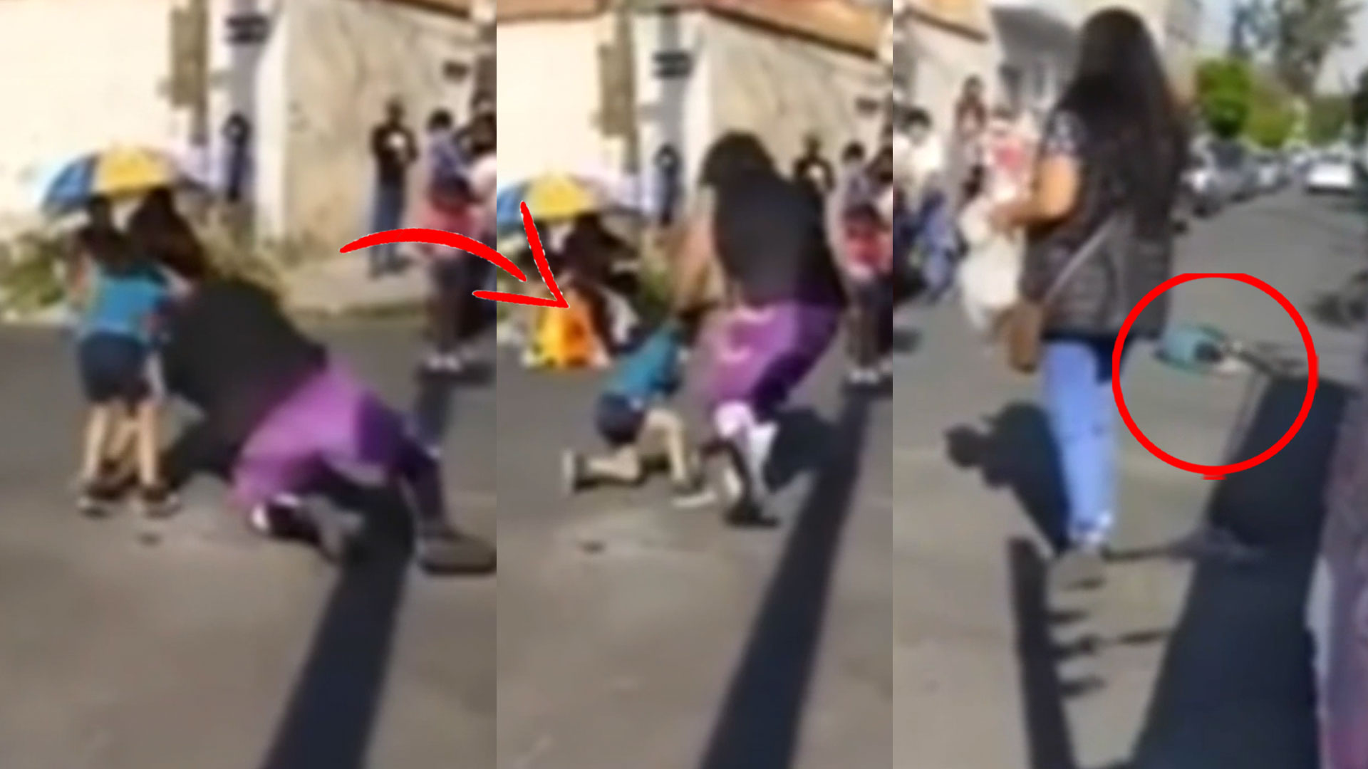 Momento En Que Luchador Callejero “Manda A Volar” A Un Niño Que Fue A Abrazarlo Por Emoción 