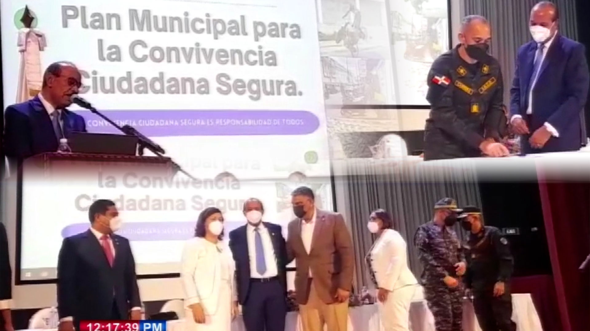 Se Firma Carta De Compromiso Al Presentarse El Plan De Seguridad Y Convivencia Ciudadana Segura