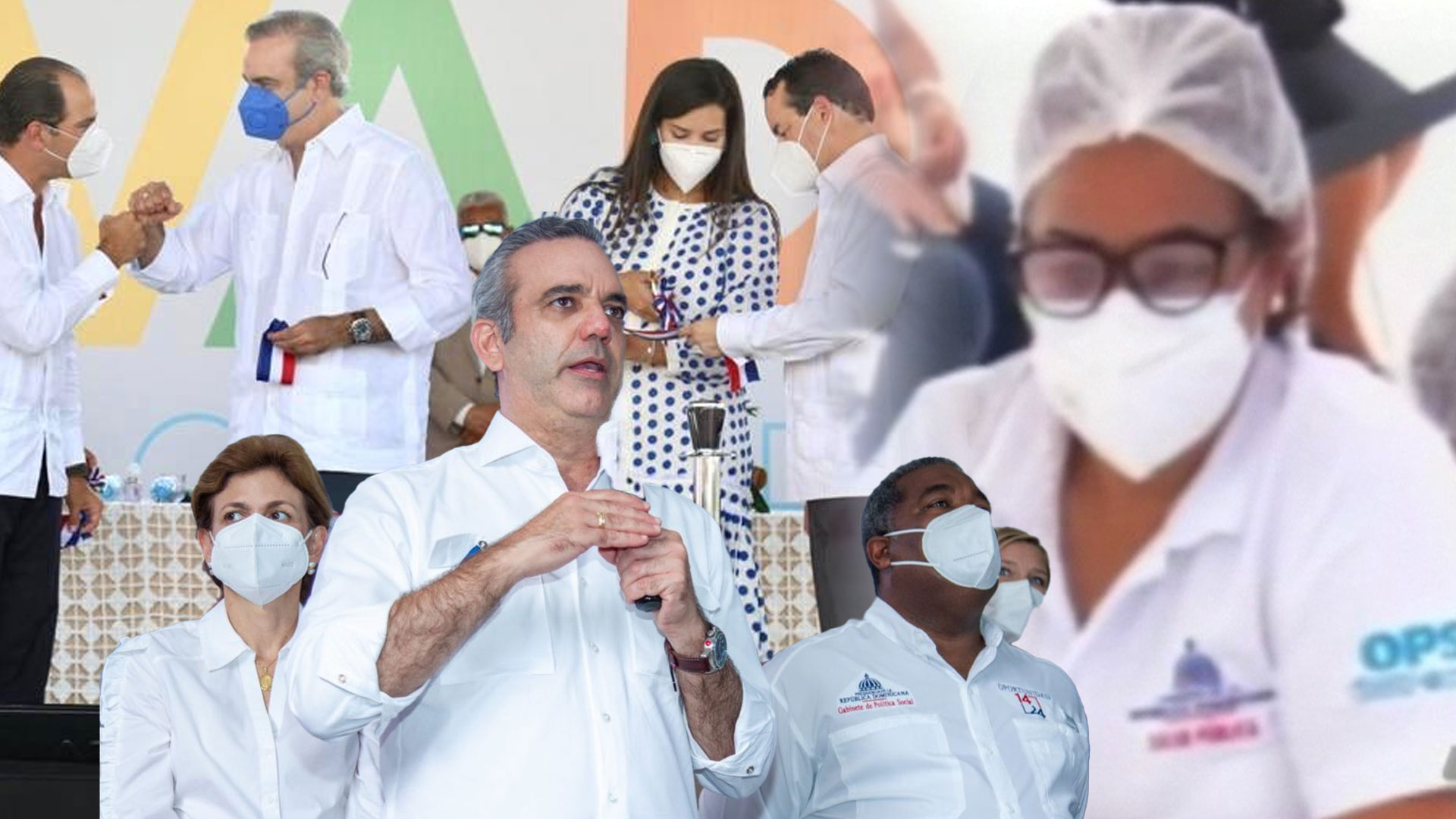 Presidente Abinader Aprovecha Inauguración Y Anuncia  Que En Los Próximos Días Serán Vacunados Los Menores De 18 Años