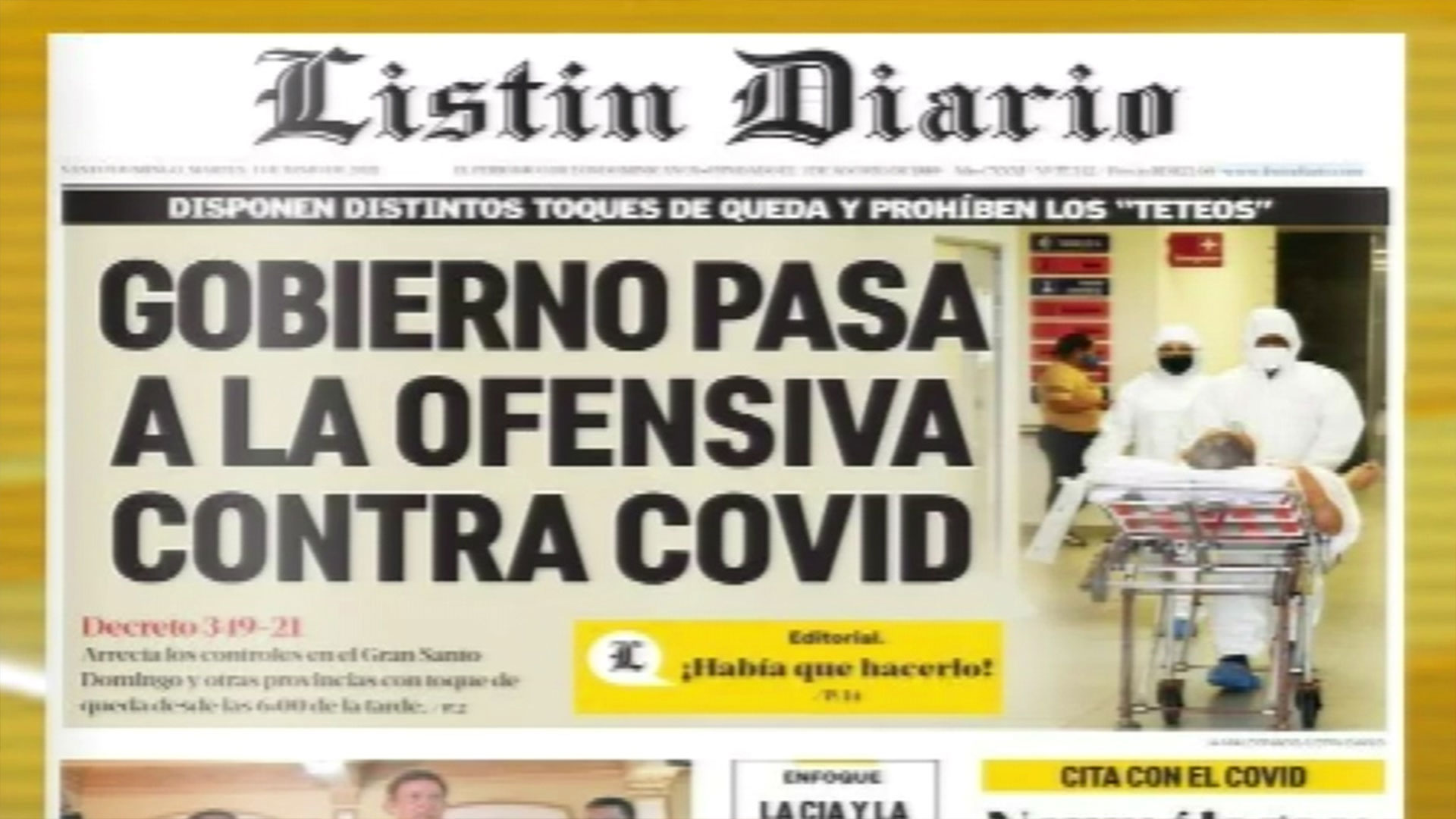 Las Principales Portadas De Los Periódicos En El Día De Hoy 1 De Junio Del 2021