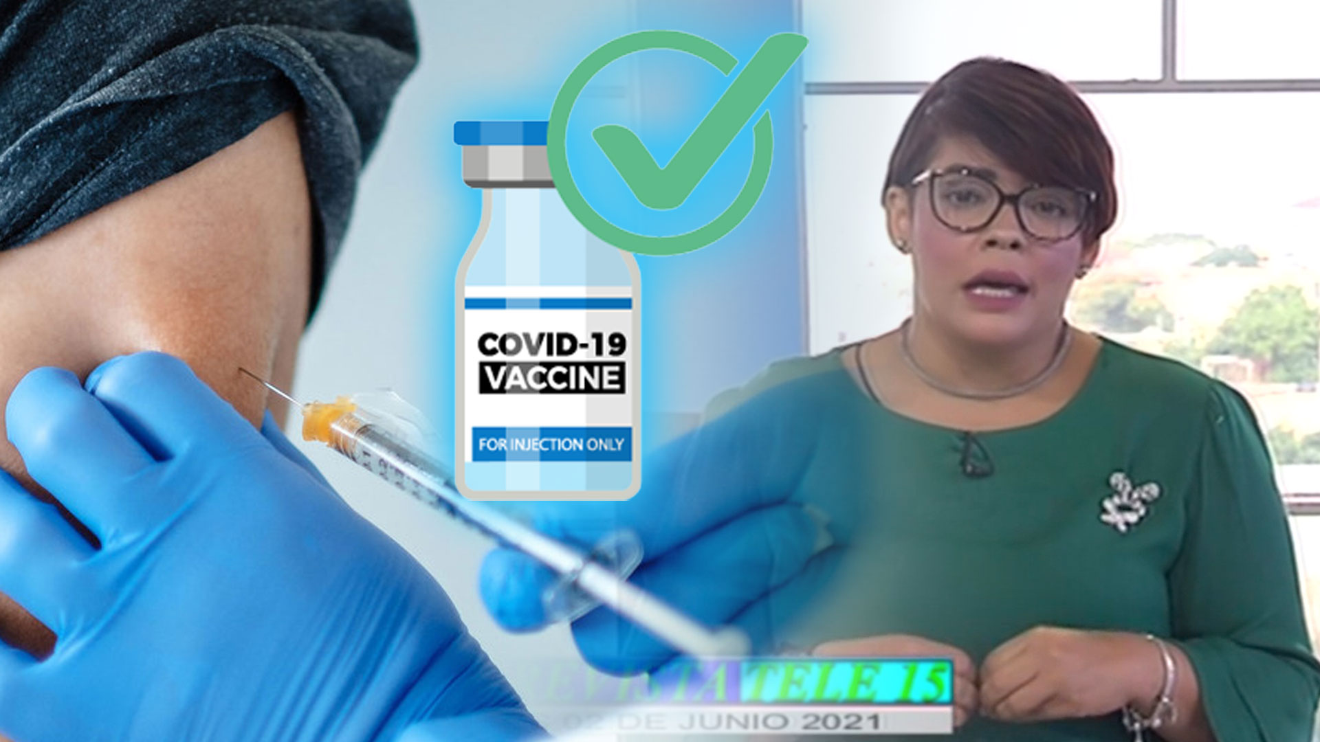 Comunicadora Le Hace Un Llamado A Los Televidentes Para Que Vayan A Vacunarse Contra El COVID