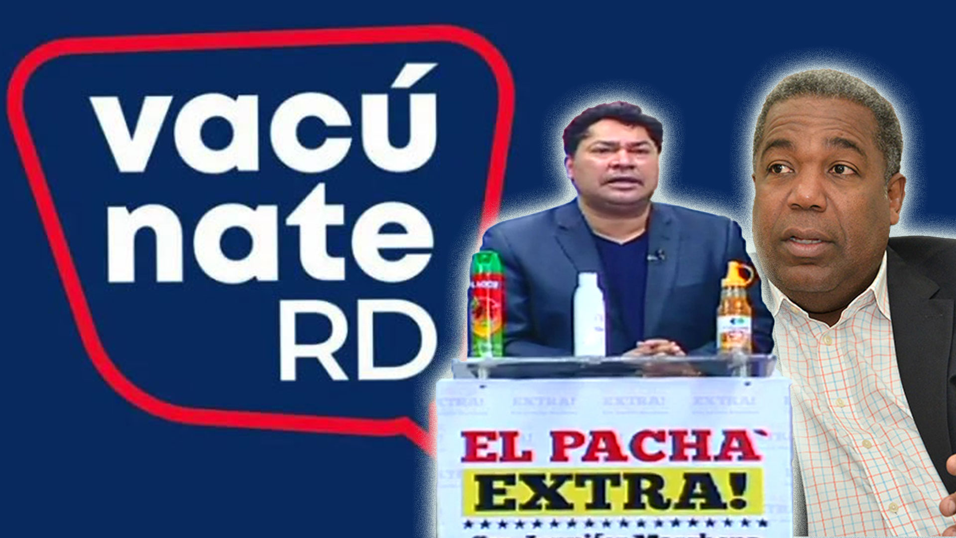 El Pachá Felicita A Tony Peña Guaba Por Su Apoyo Musical En VACUNATE RD