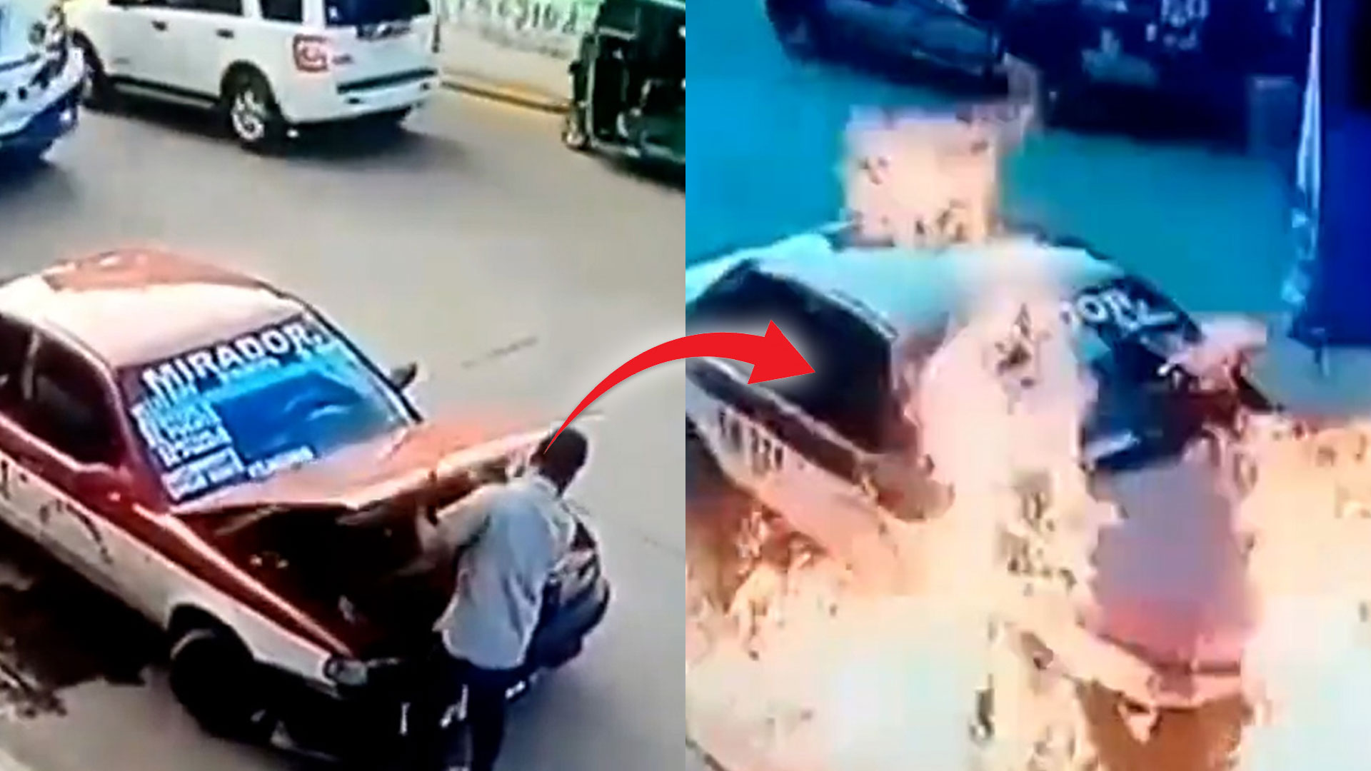 Se Prende Un Taxi Y El Chofer Corre Dejando A Los Pasajeros Dentro En México